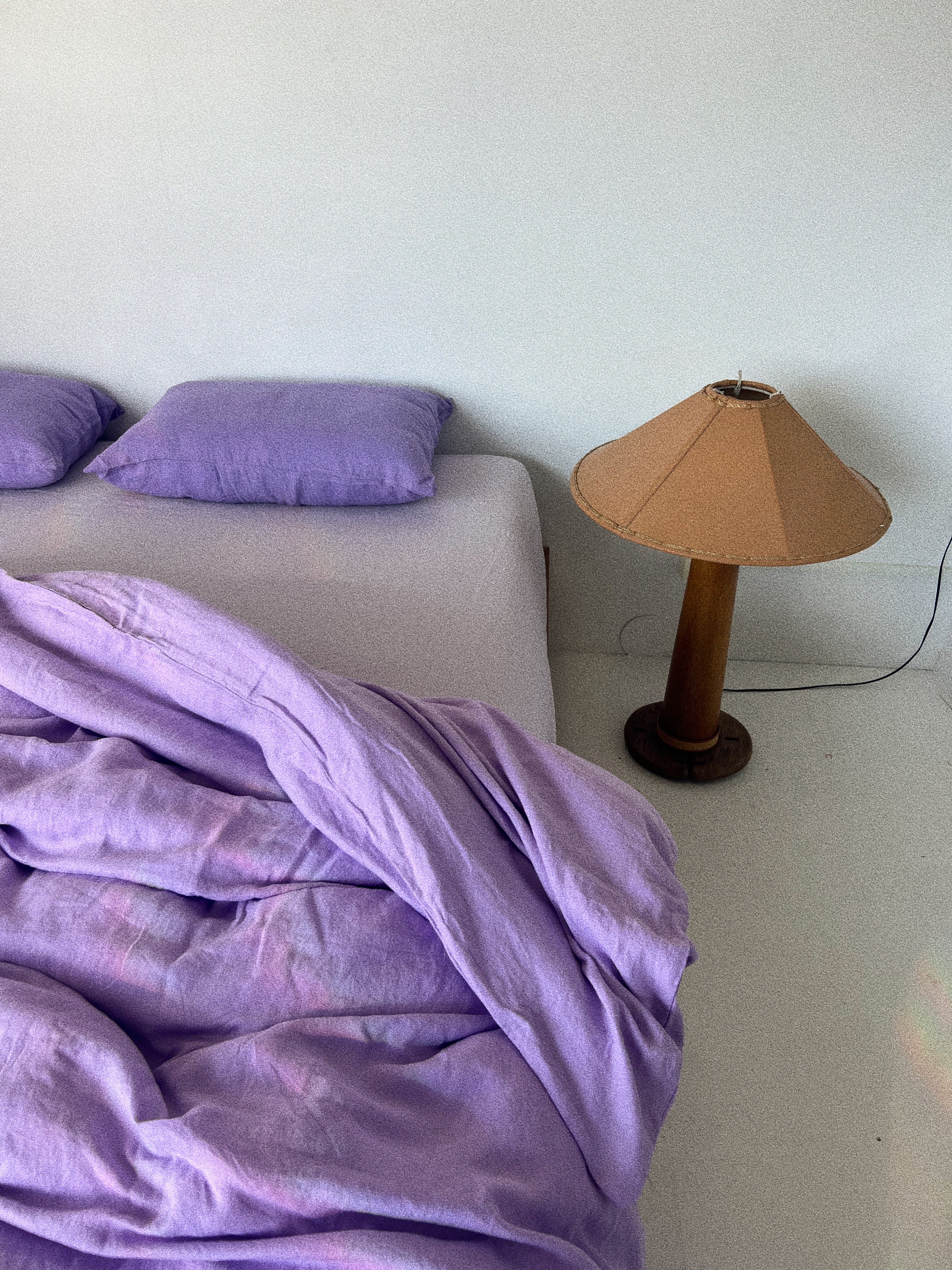 duvet cover .jacaranda linen