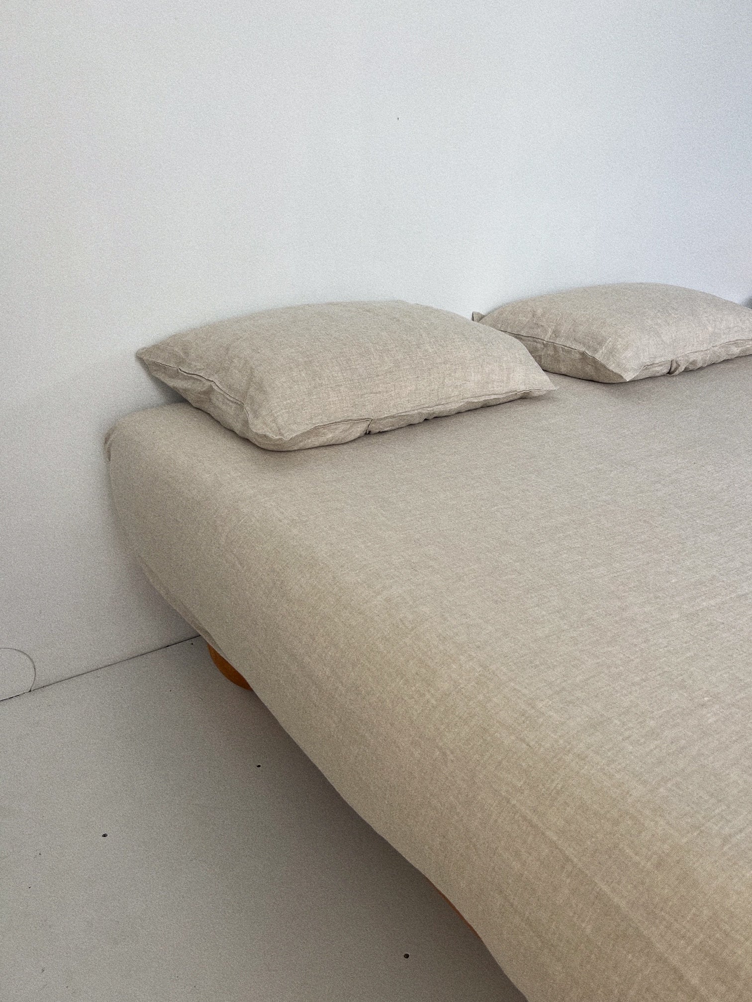 pillowslip set . natural linen