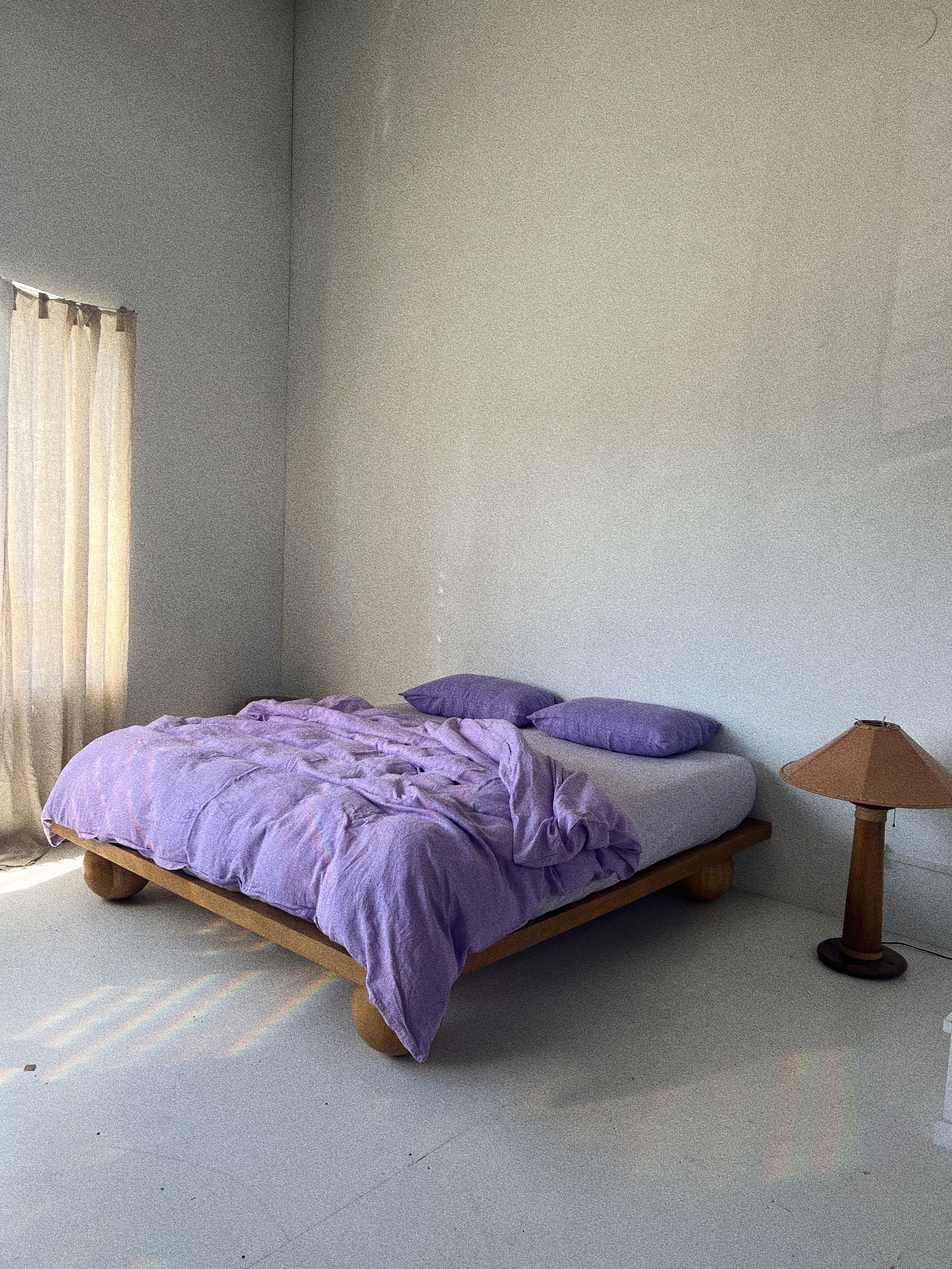 duvet cover .jacaranda linen