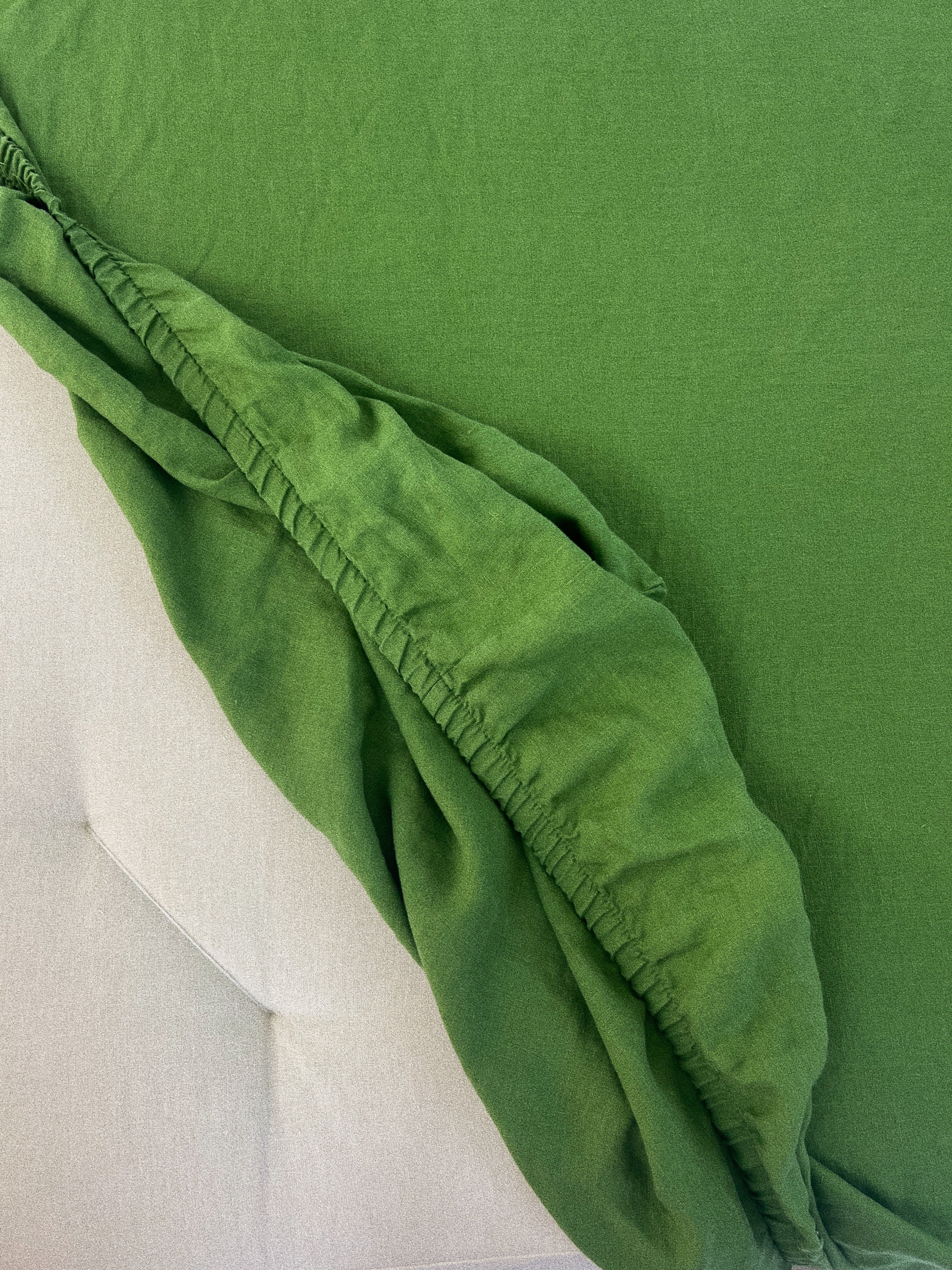 fitted sheet . palm linen