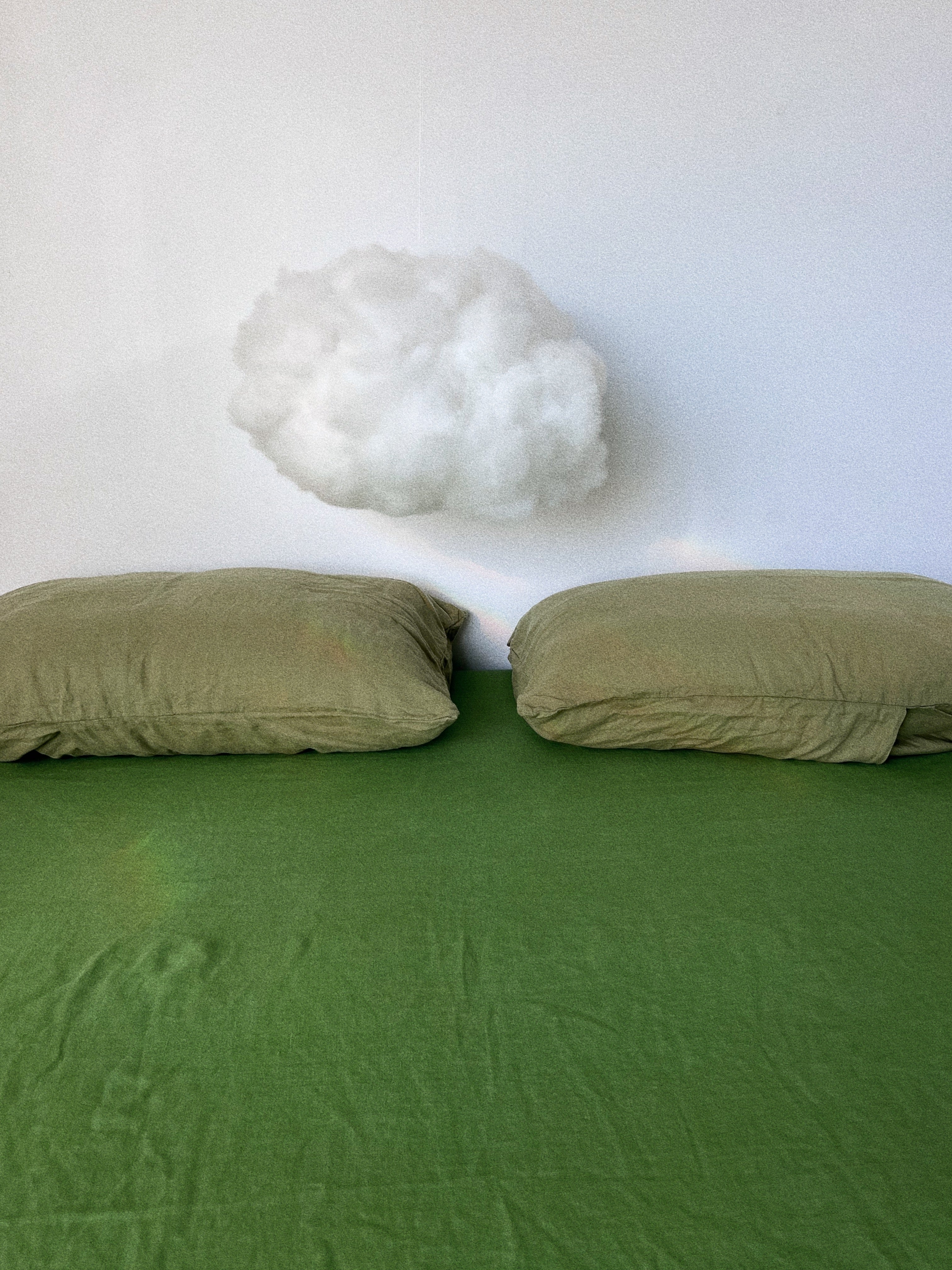 pillowslip set .moss linen