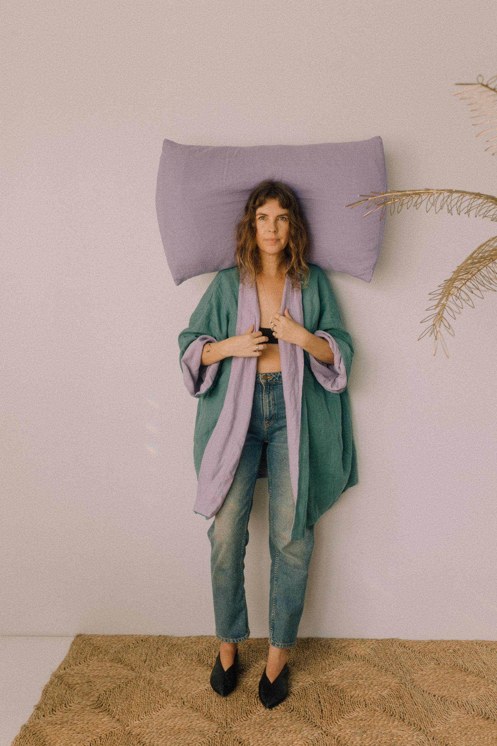 The Reversible. Teal + Jacaranda