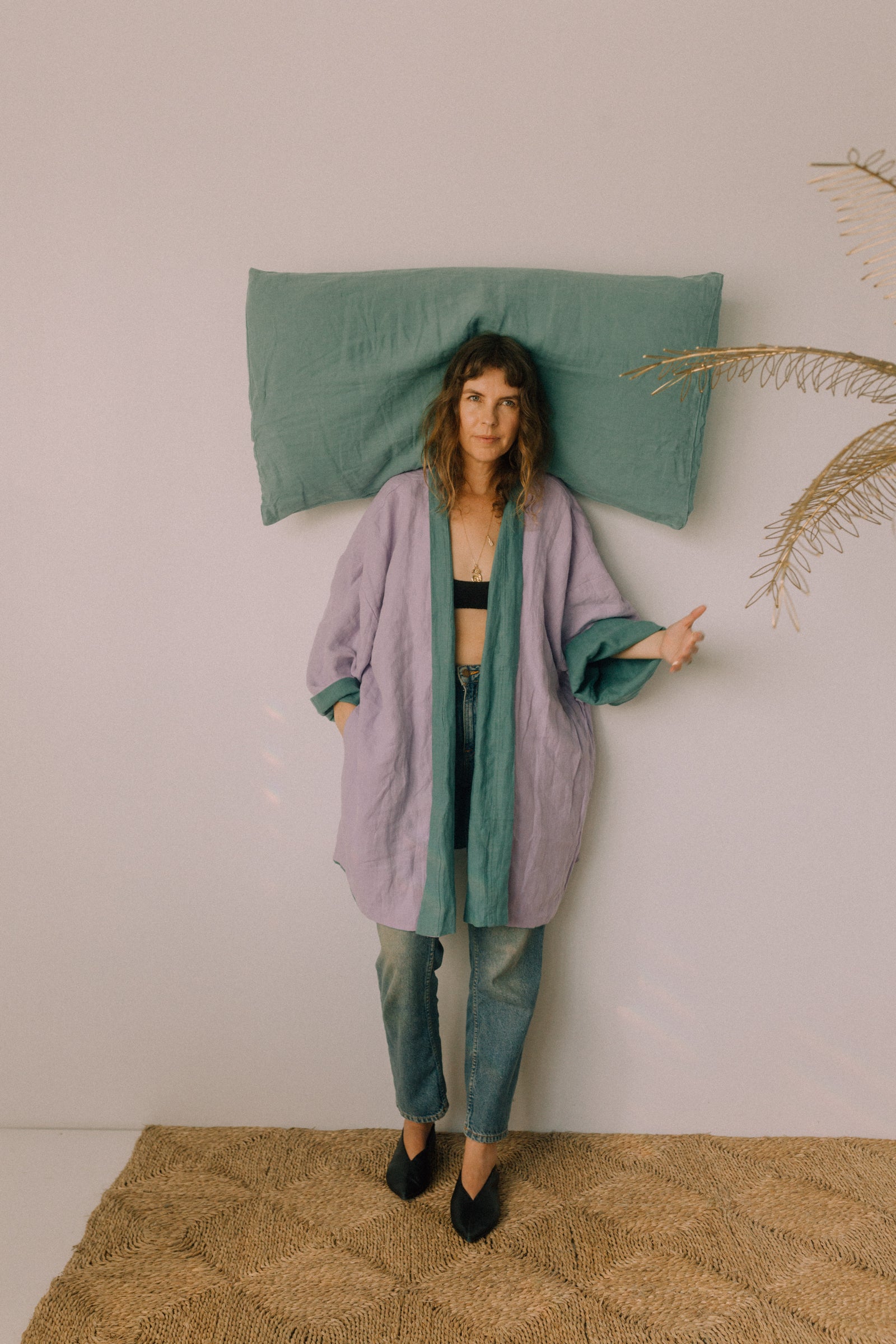 The Reversible. Teal + Jacaranda