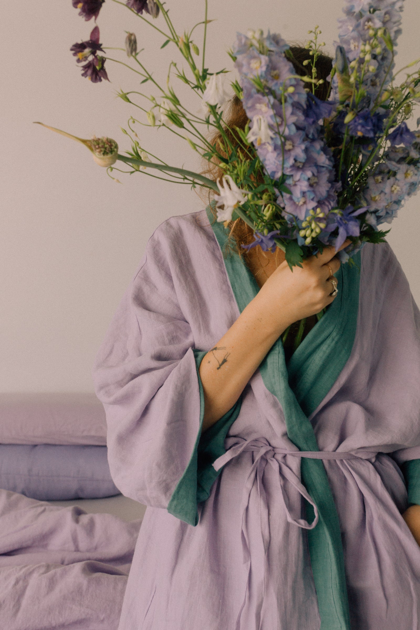 The Reversible. Teal + Jacaranda