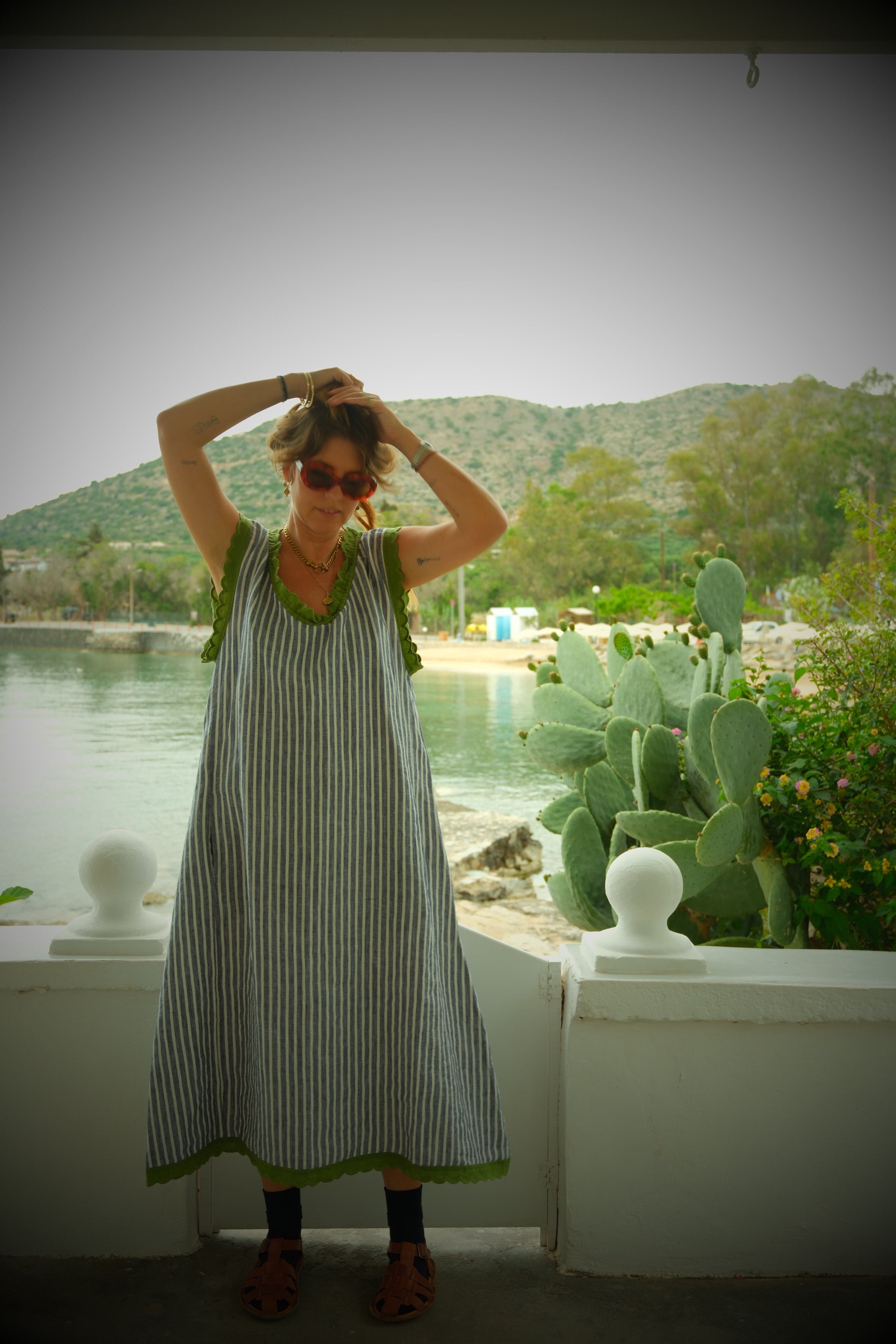 Heritage Slip Dress Stripe