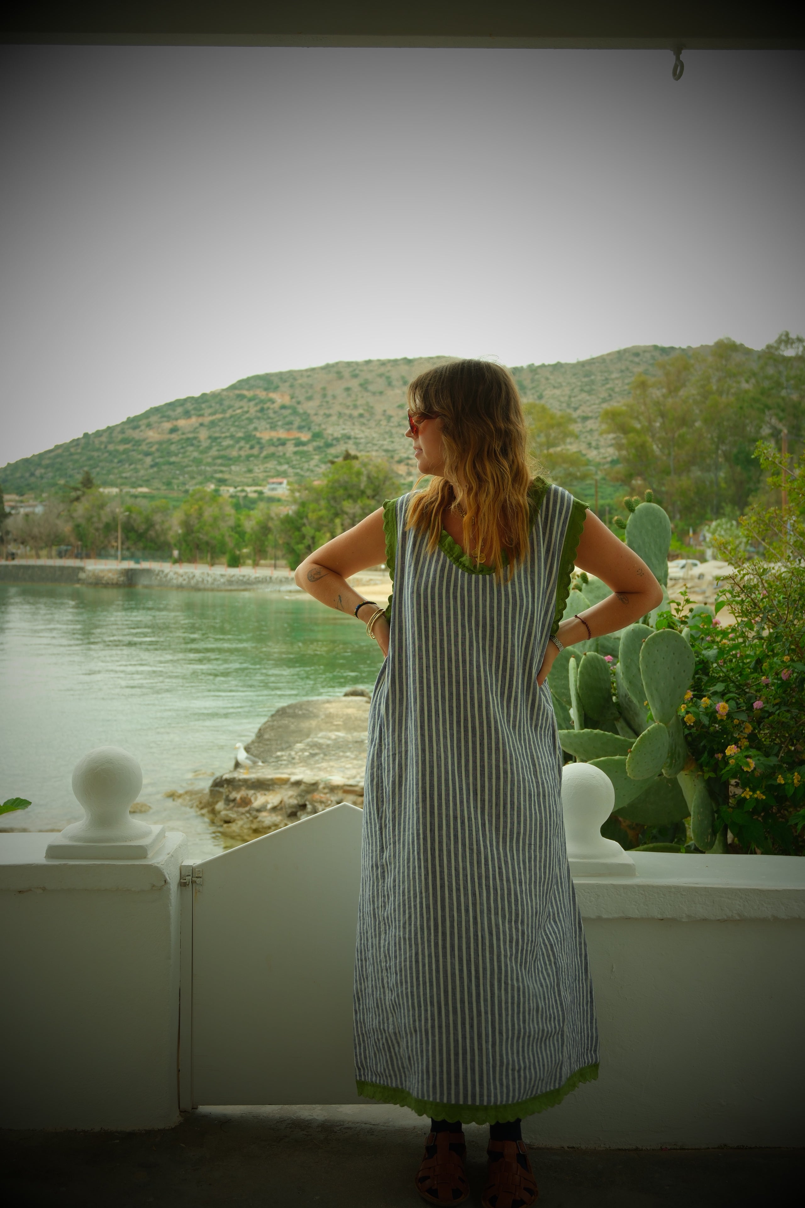 Heritage Slip Dress Stripe