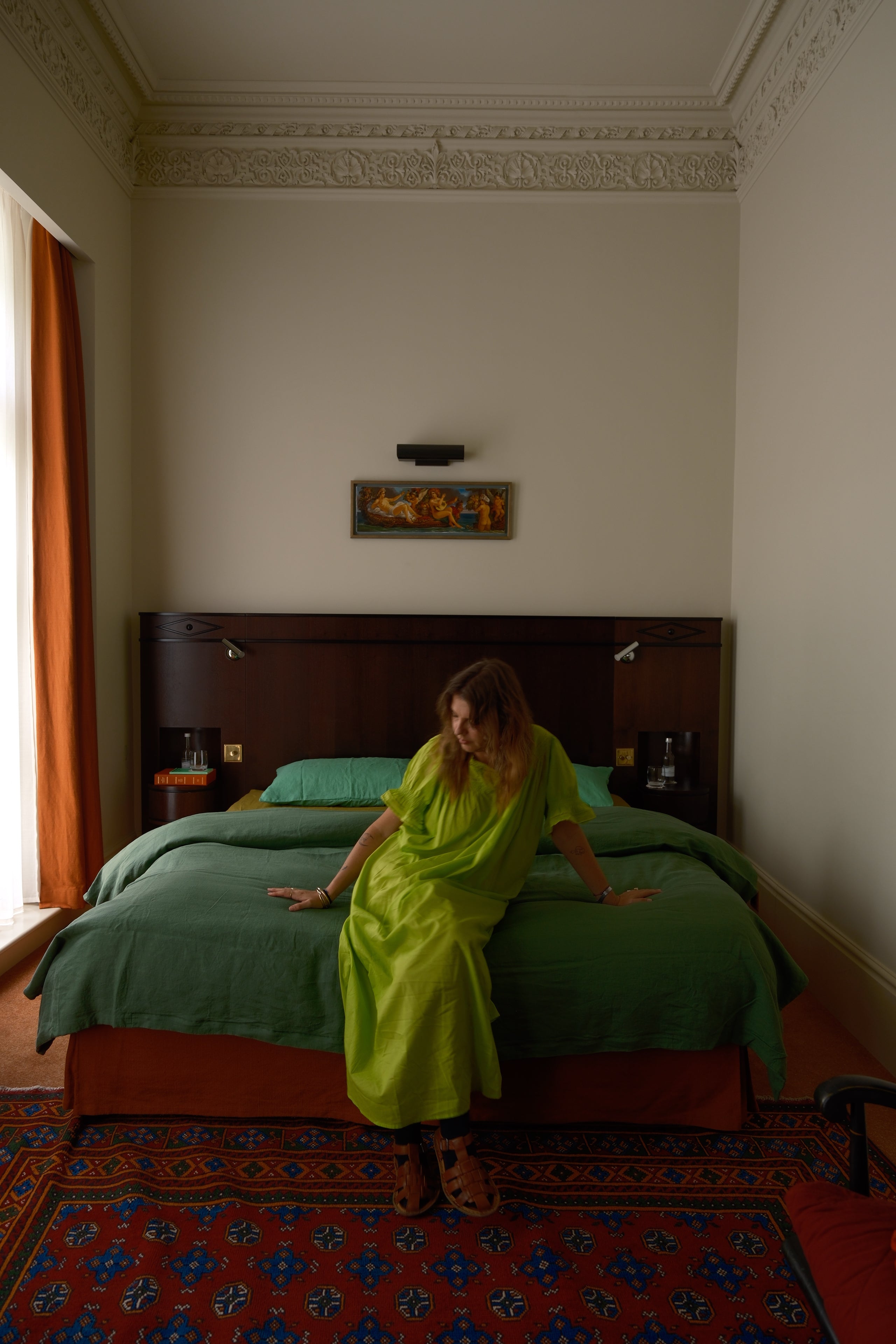 Celine Dress Acid Green