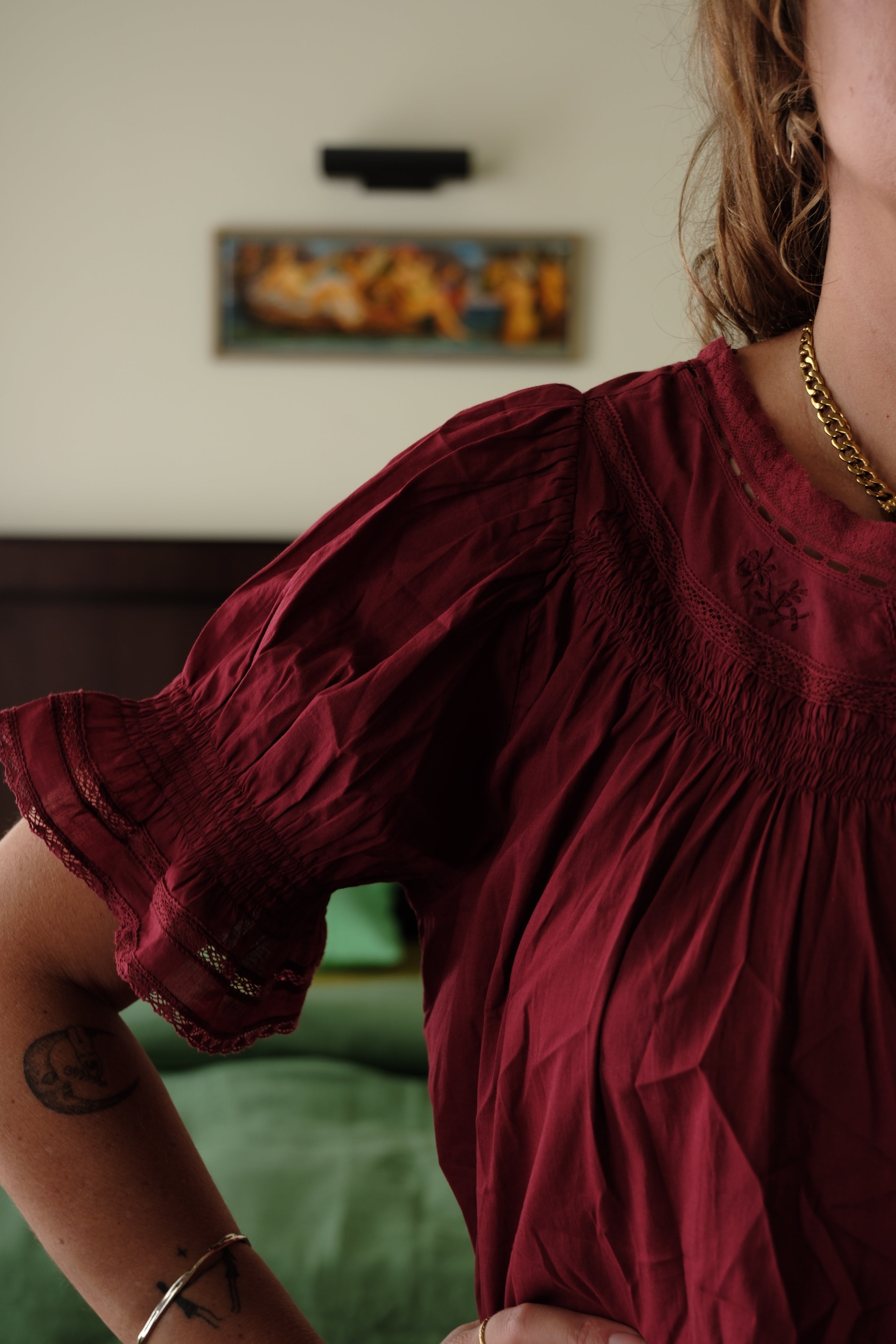 Celine Dress Merlot