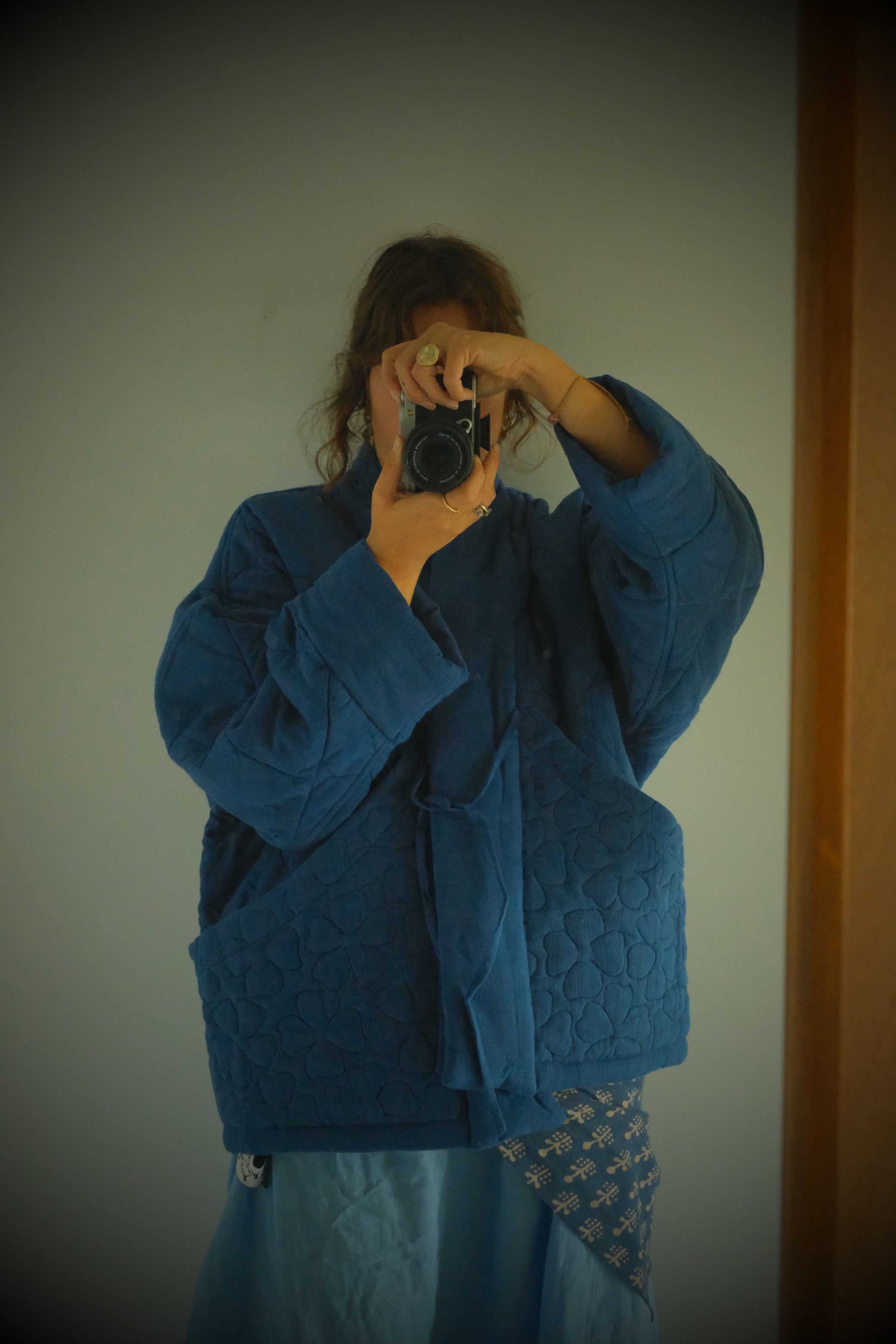 Duvet Quilted Jacket . Ink