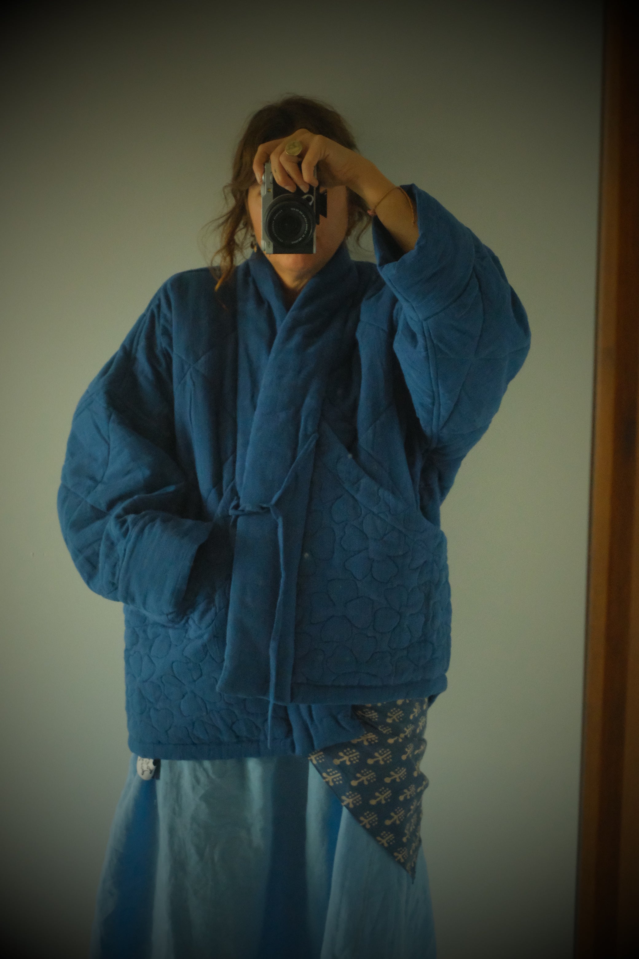 Duvet Quilted Jacket . Ink