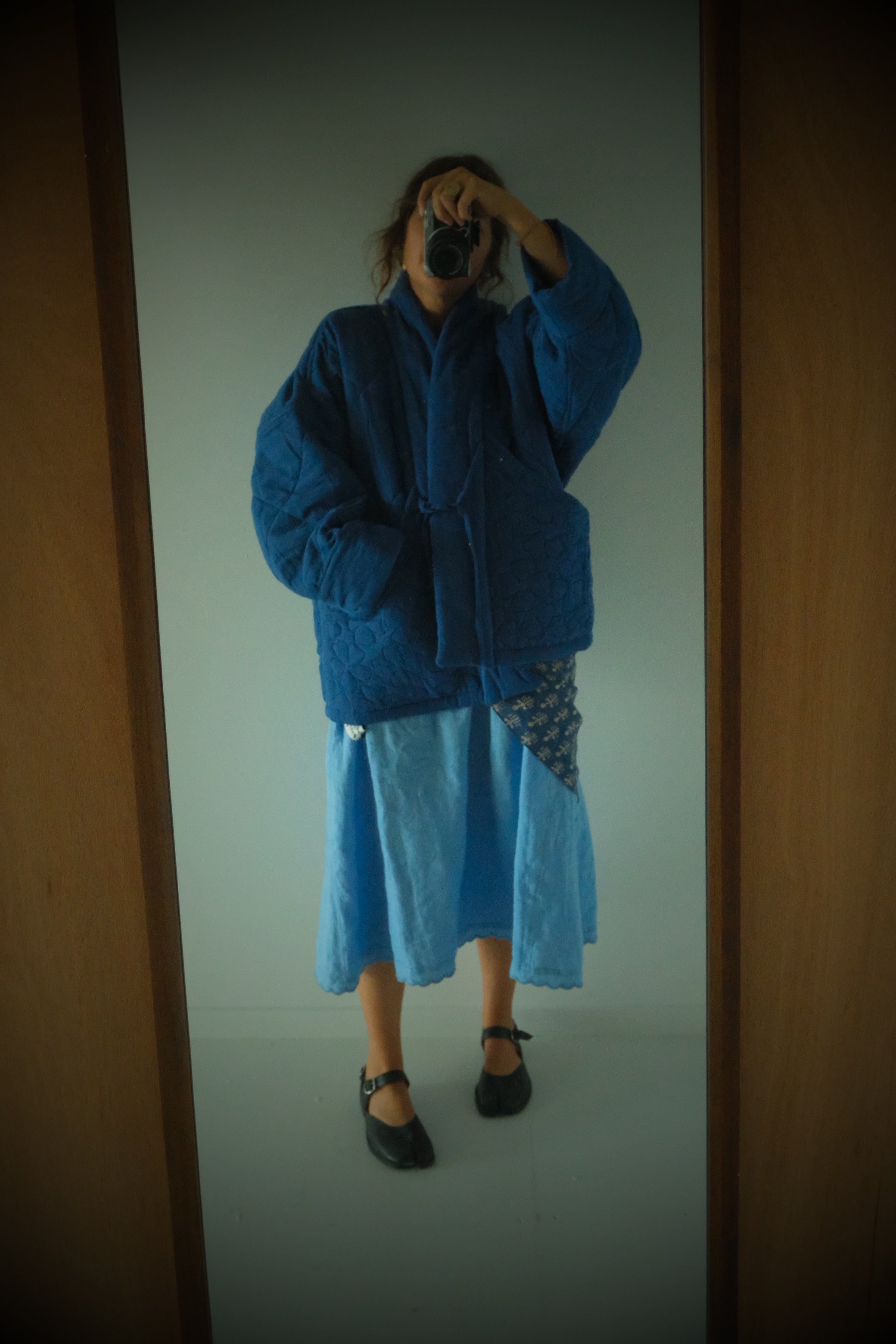 Duvet Quilted Jacket . Ink