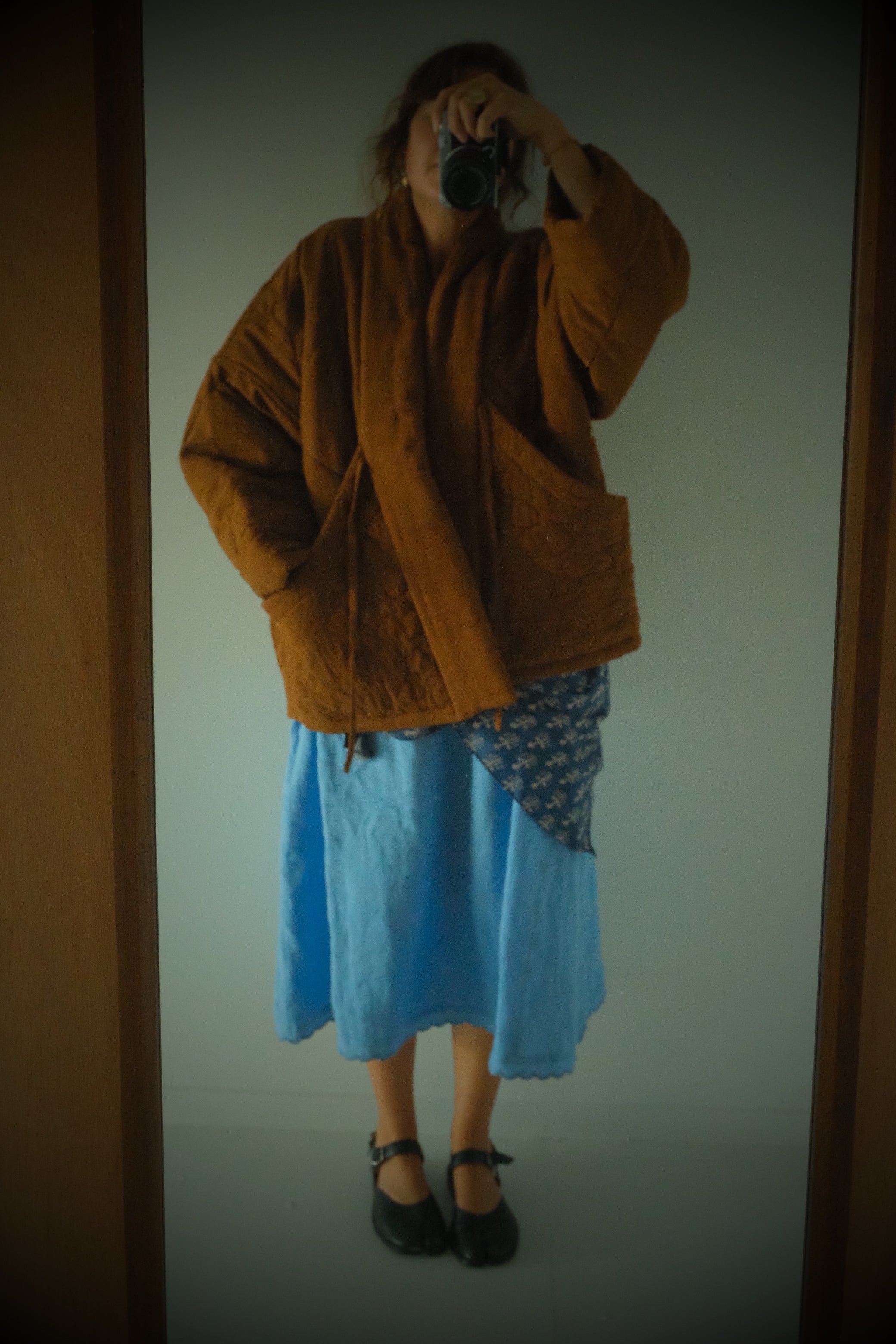 Duvet Quilted Jacket . Espresso