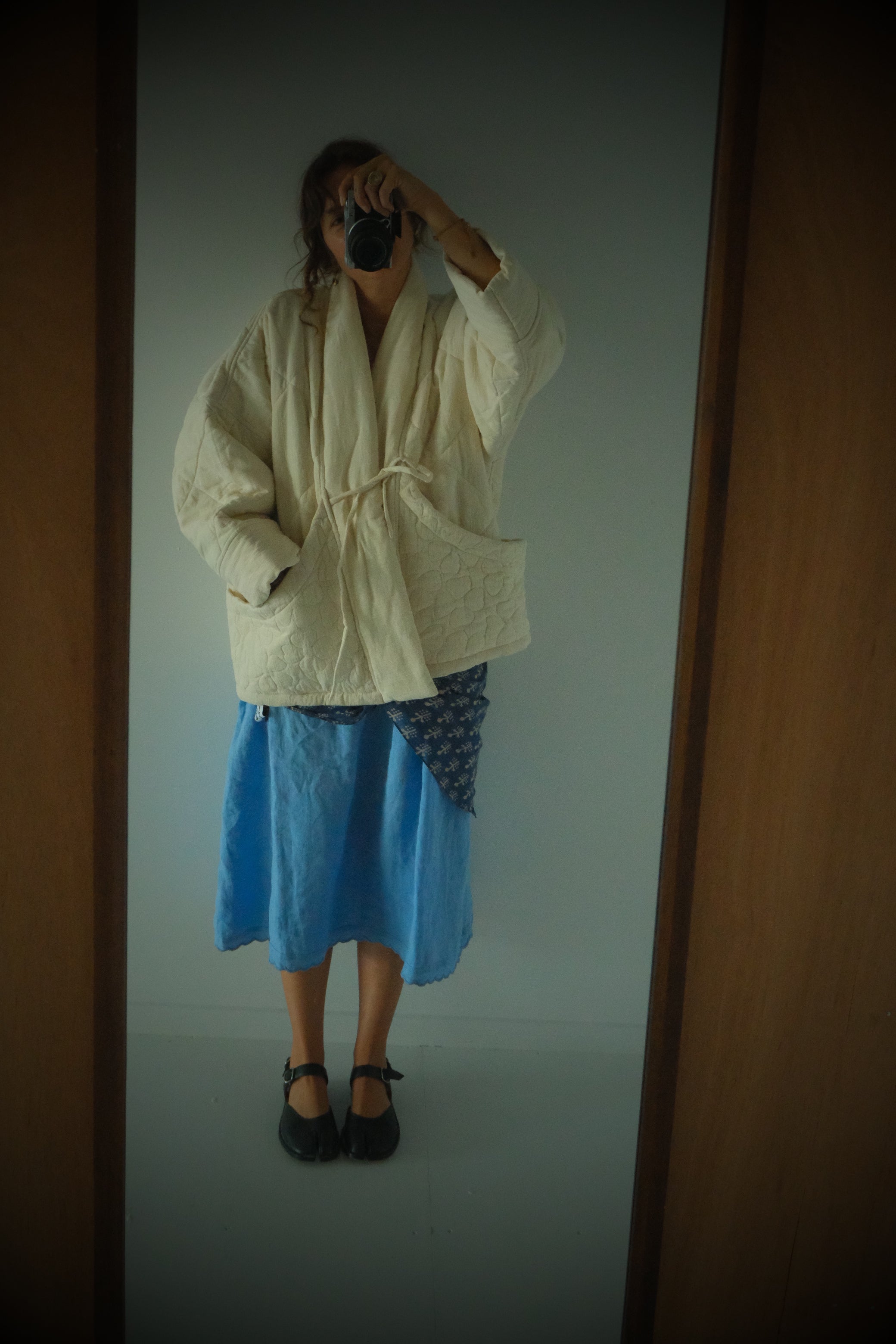 Duvet Quilted Jacket . Cotton