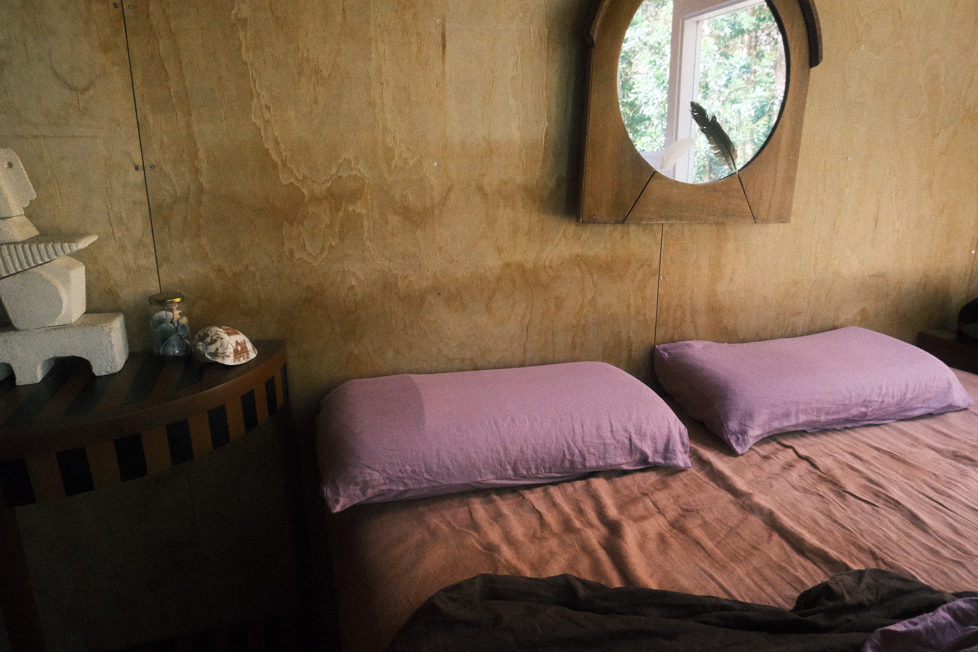 pillowslip set . grape linen