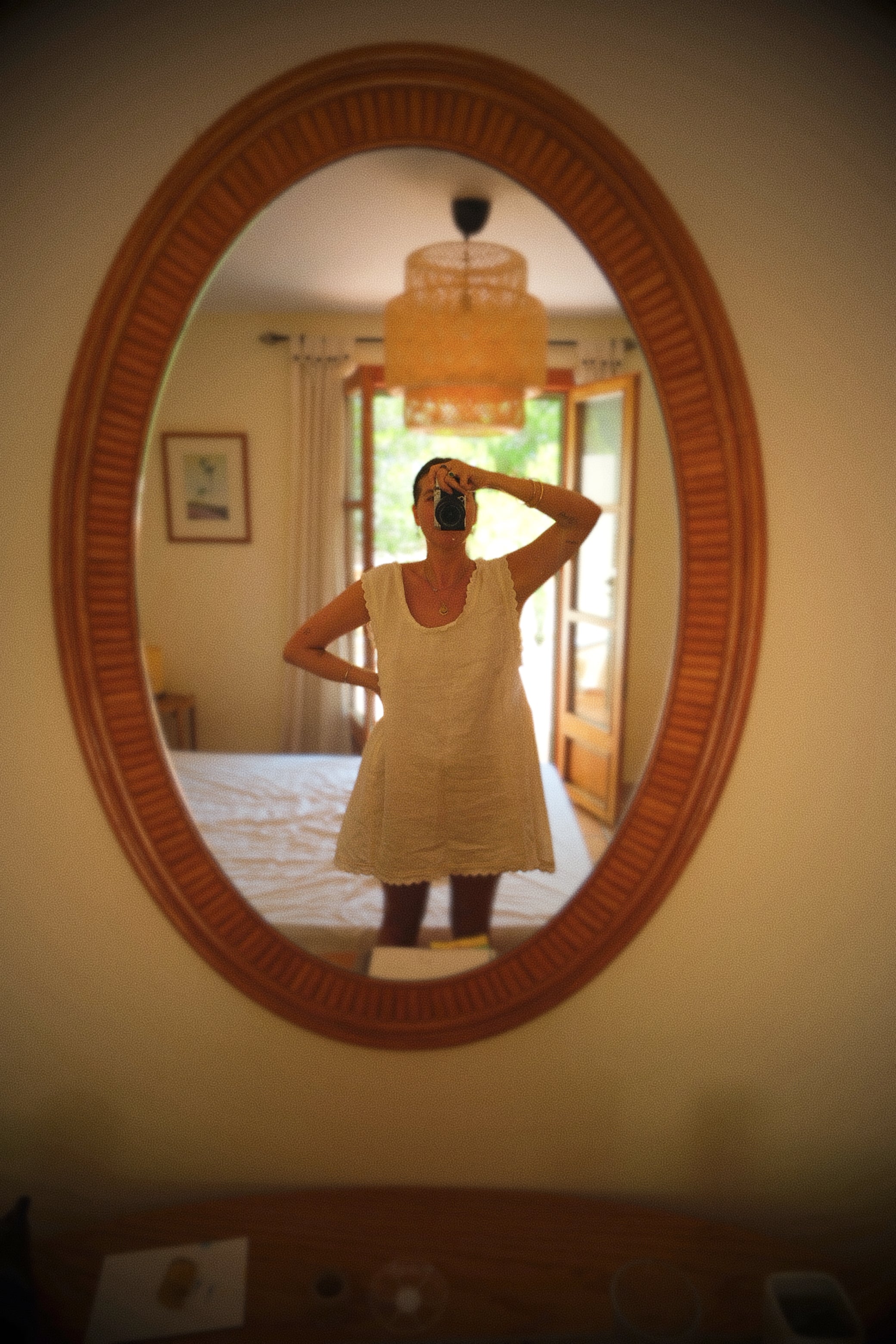 French Heritage Short Slip. White