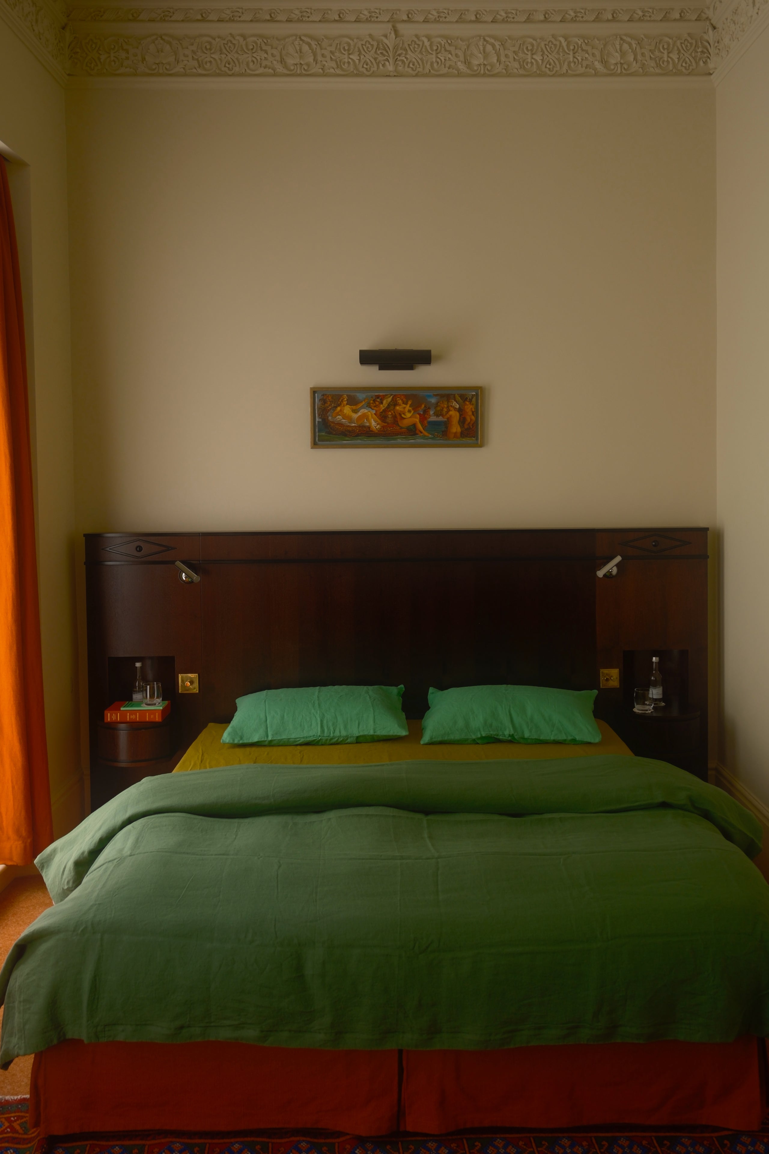 duvet cover . forest linen