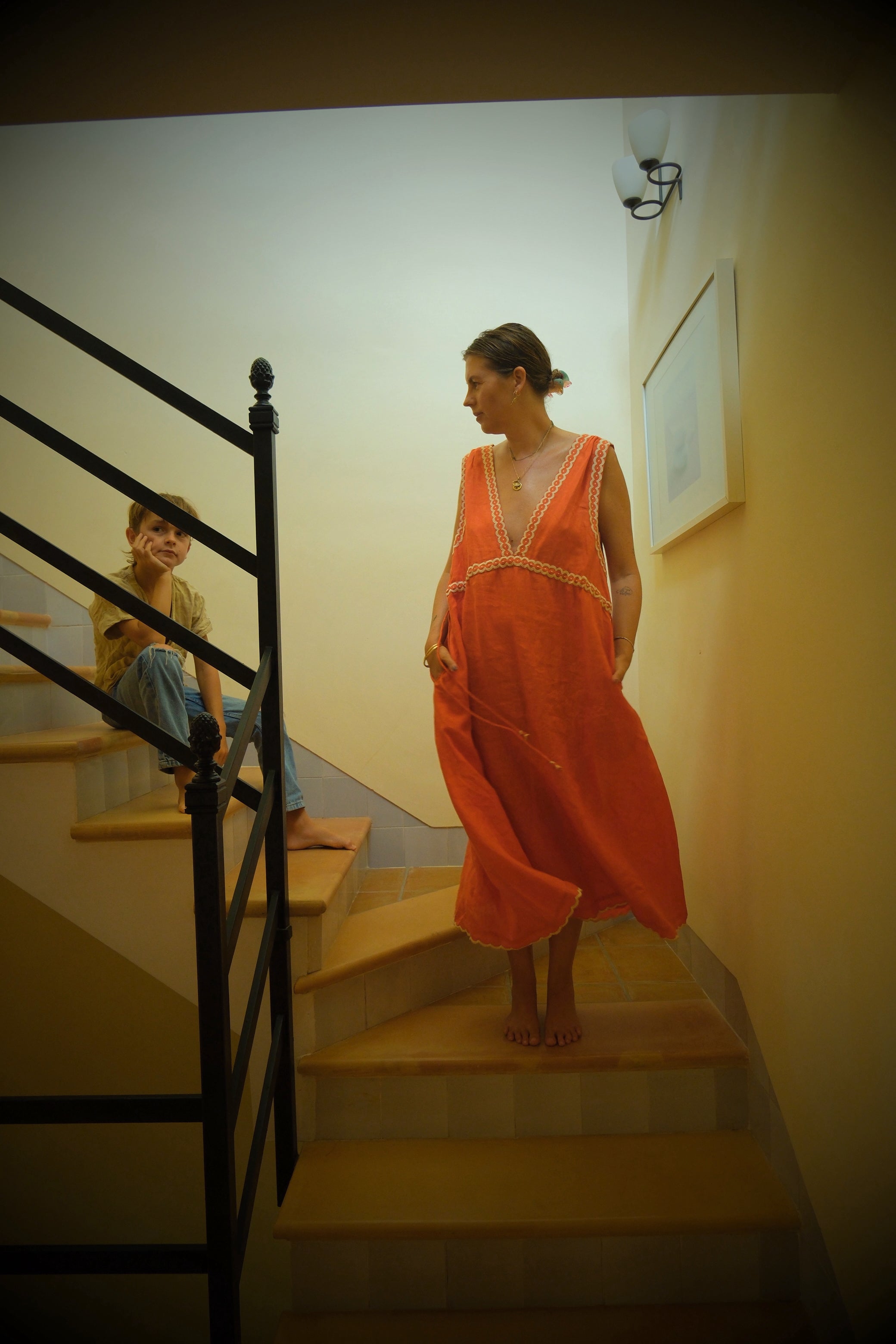Vivienne Dress Tangerine