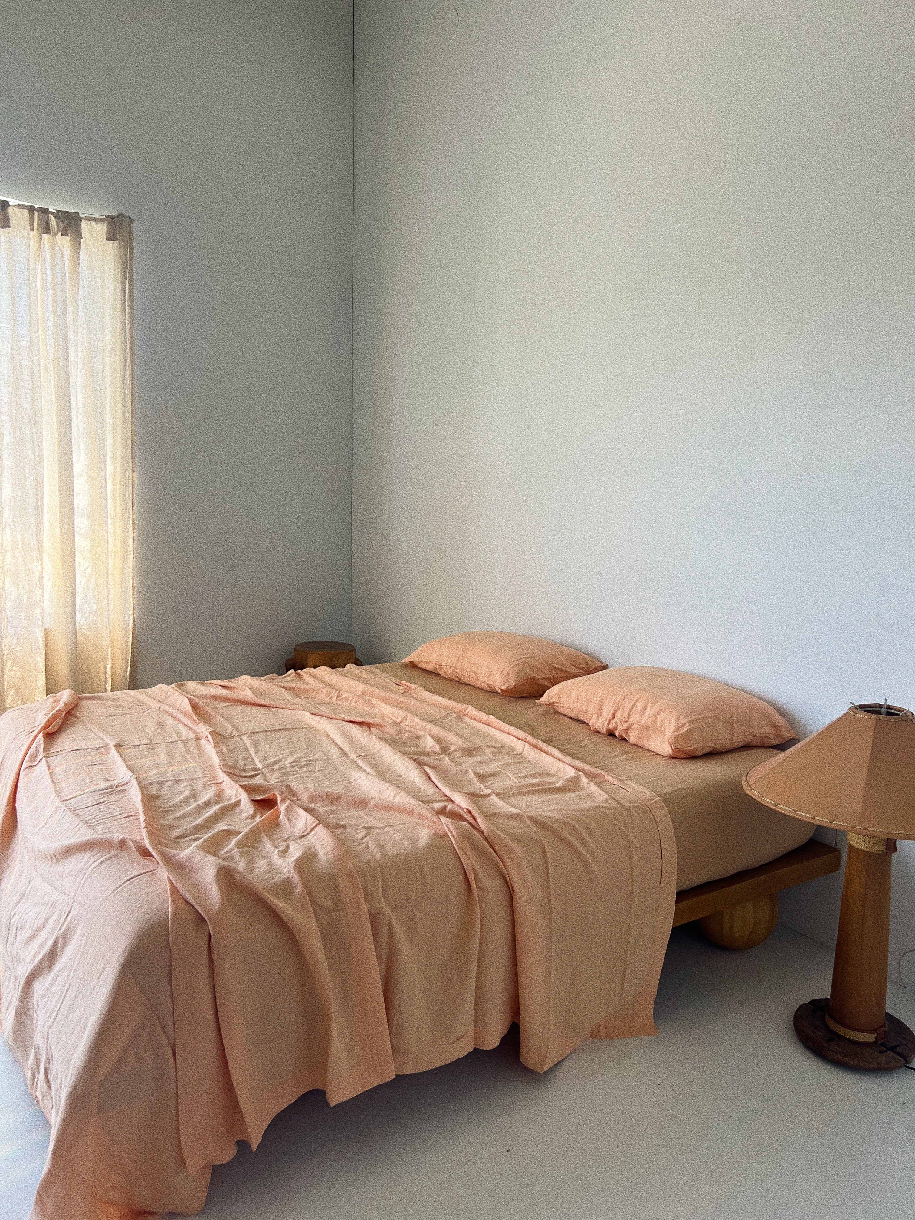 pillowslip set . sand linen