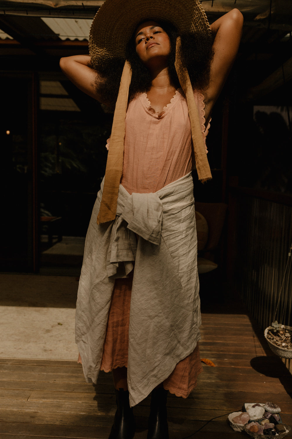 Paint Jacket . Natural Linen