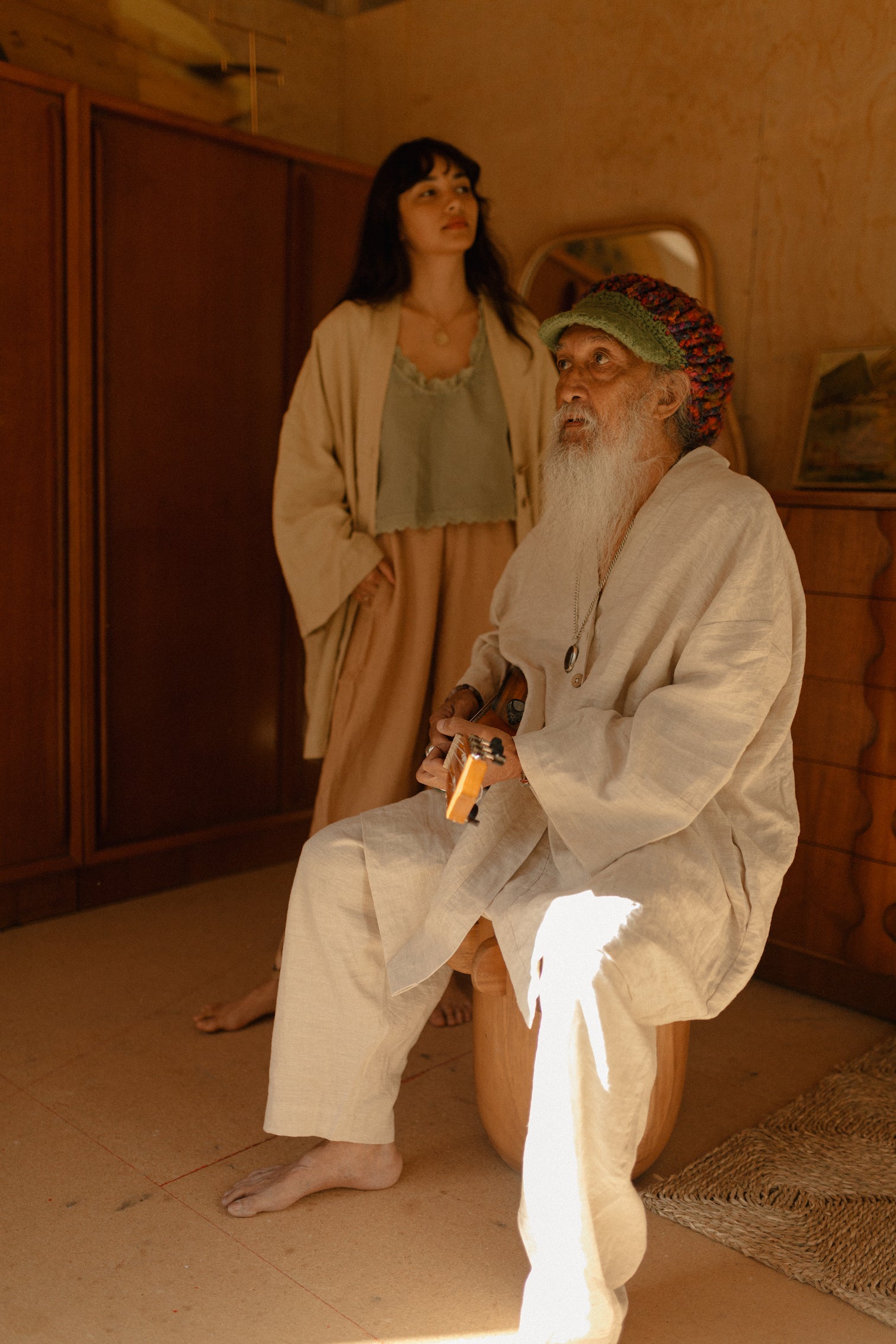 Paint Jacket . Natural Linen