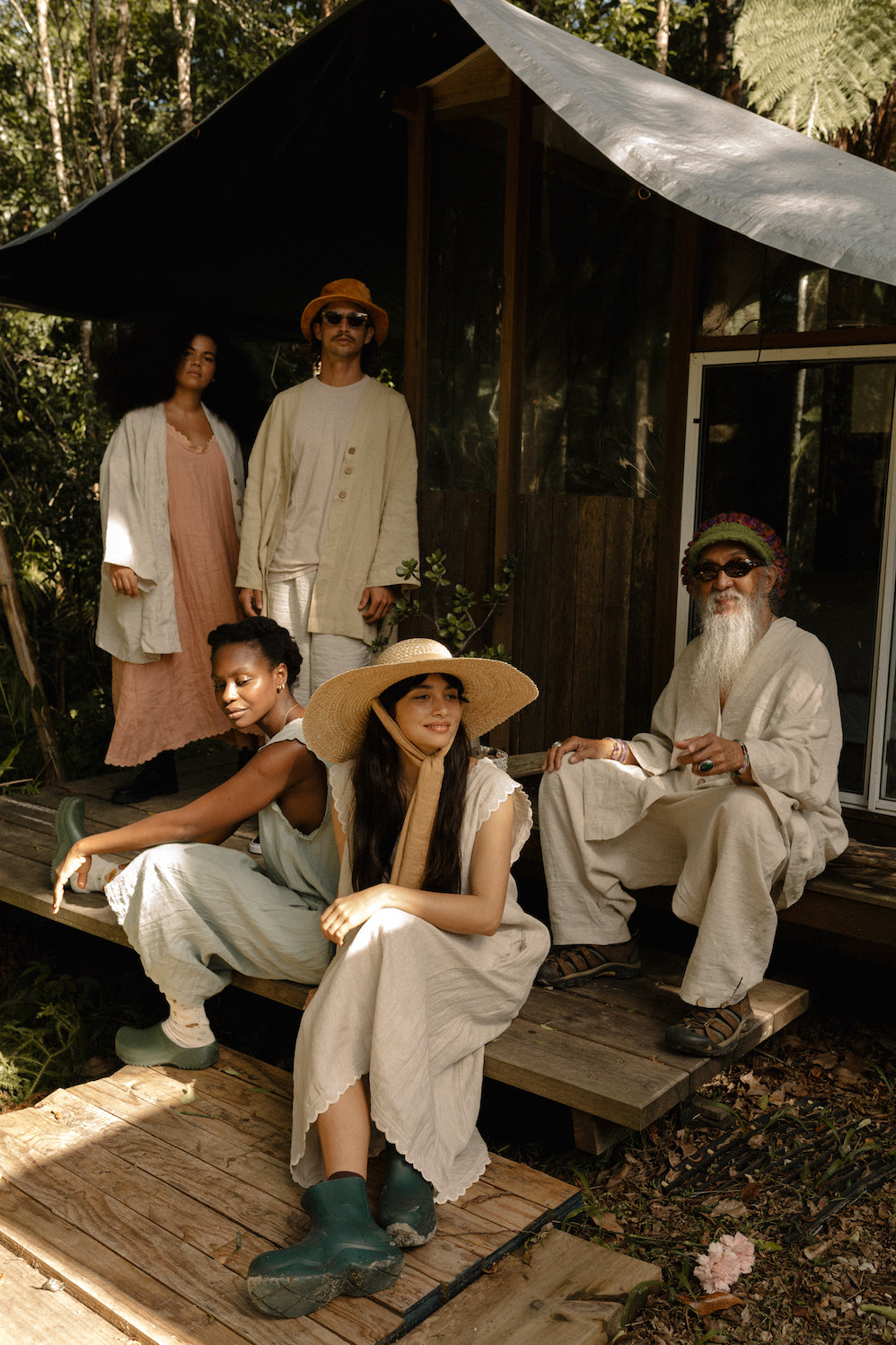 Paint Jacket . Natural Linen