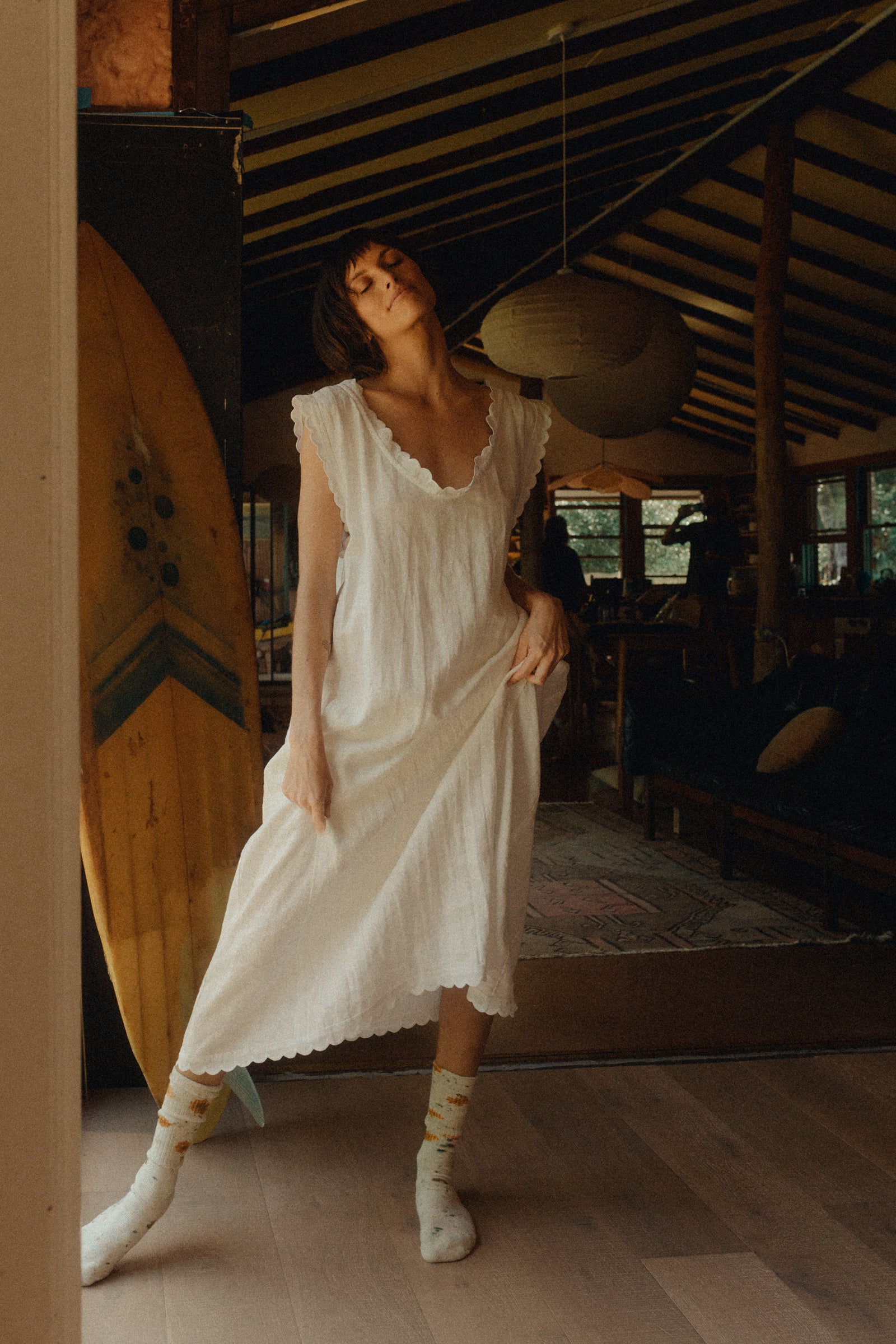 French Heritage Slip. White