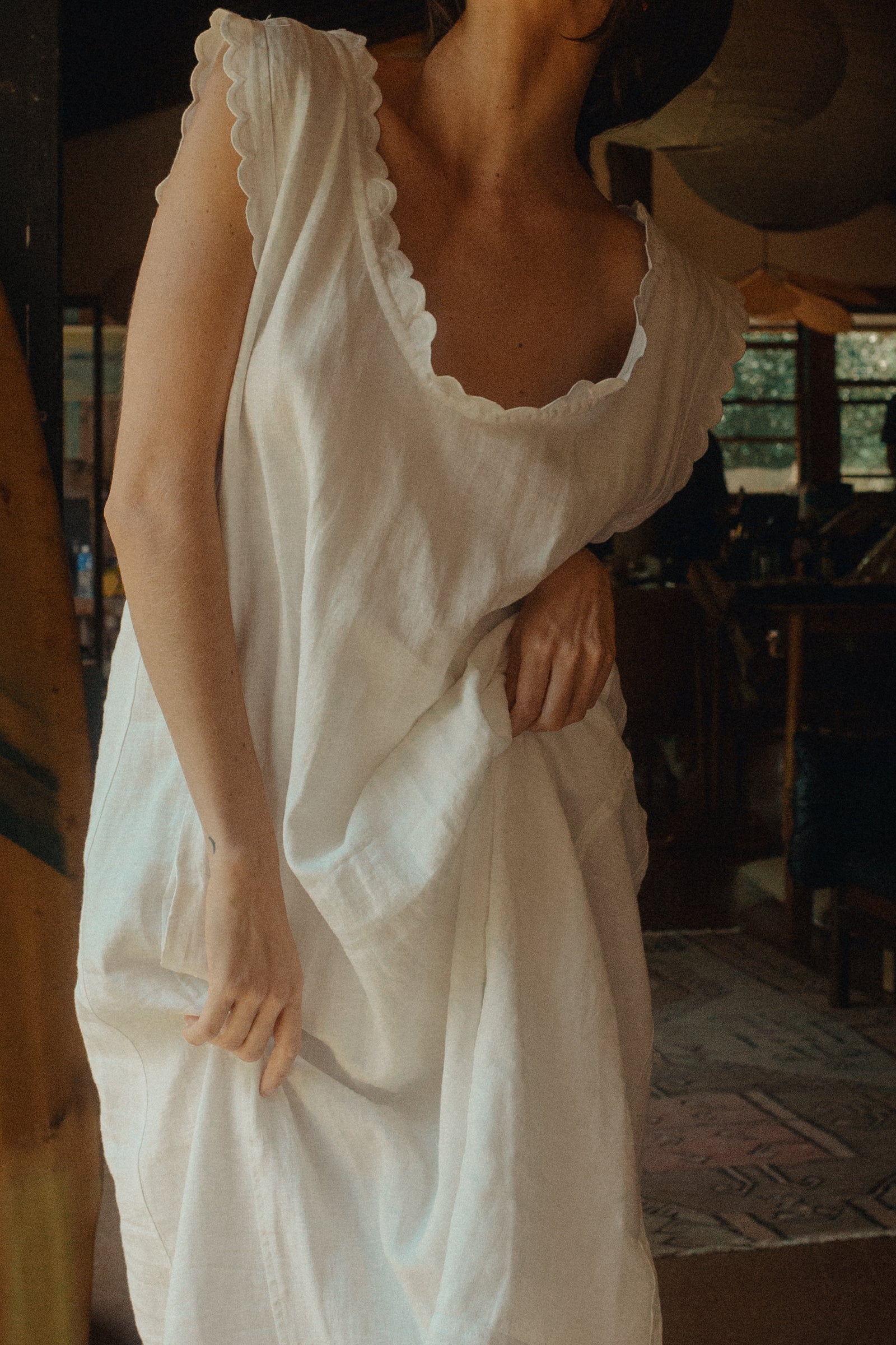 French Heritage Slip. White