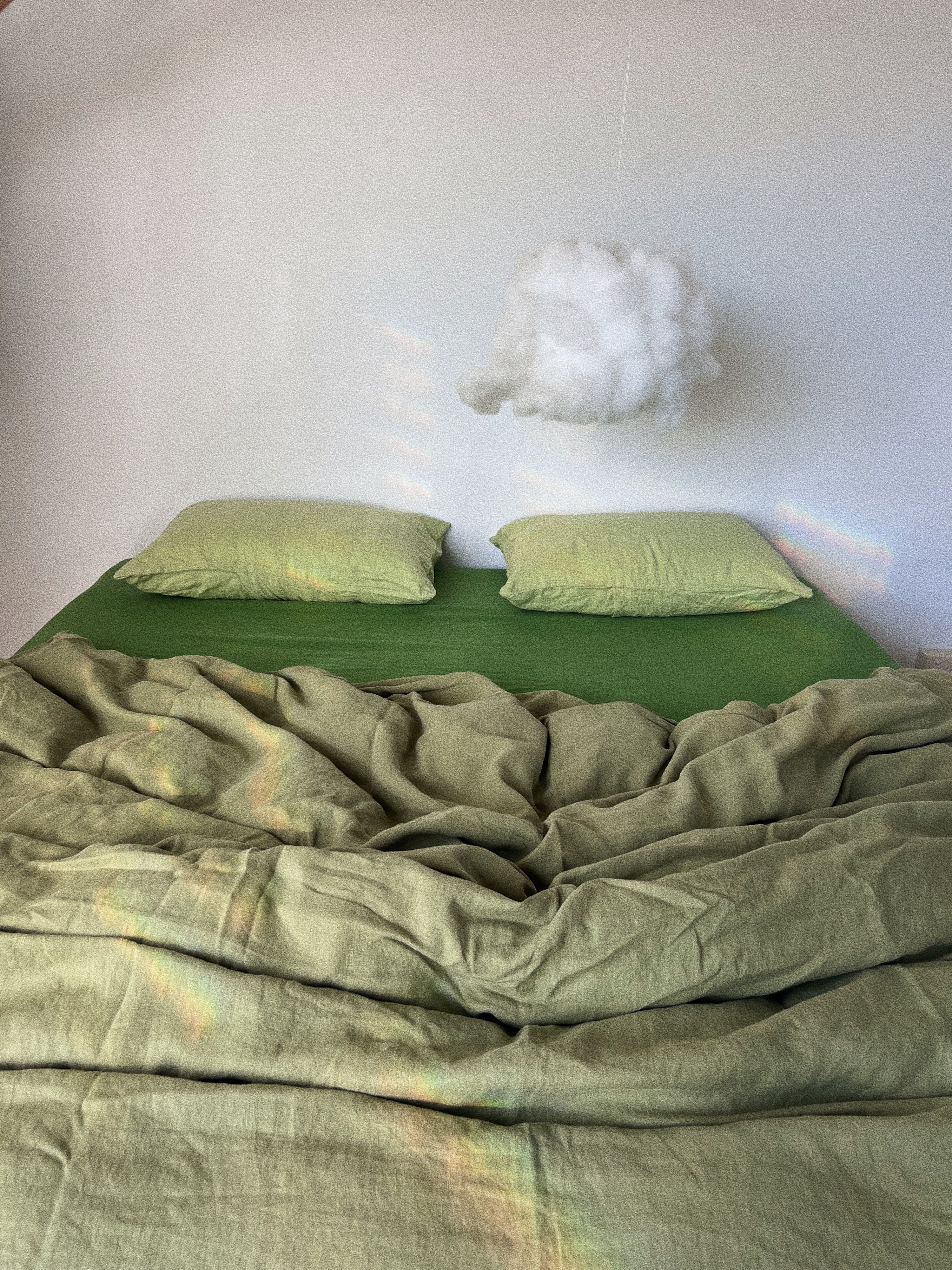 Duvet Cover - Moss Linen
