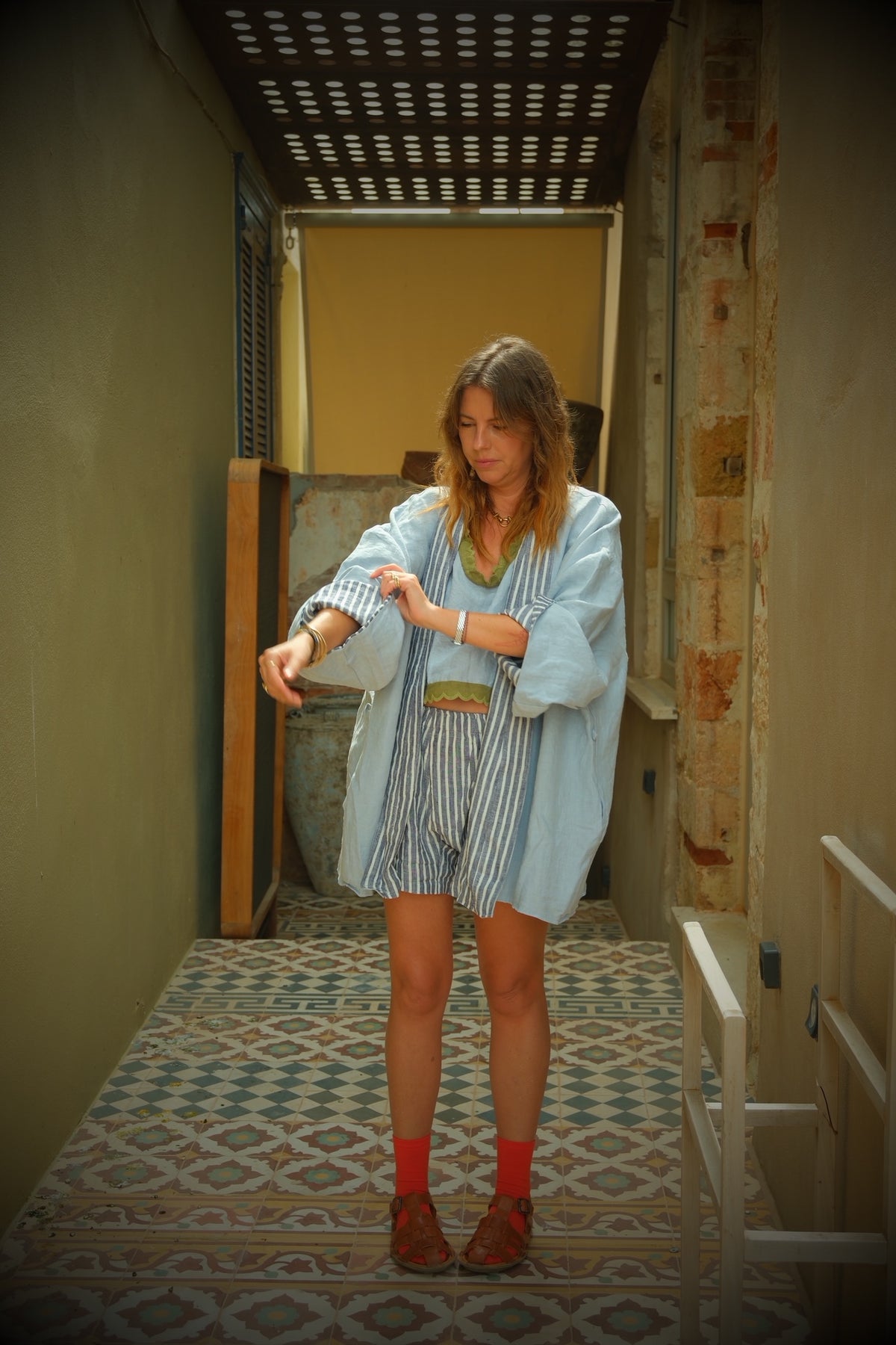 The Reversible Jacket. Stripe