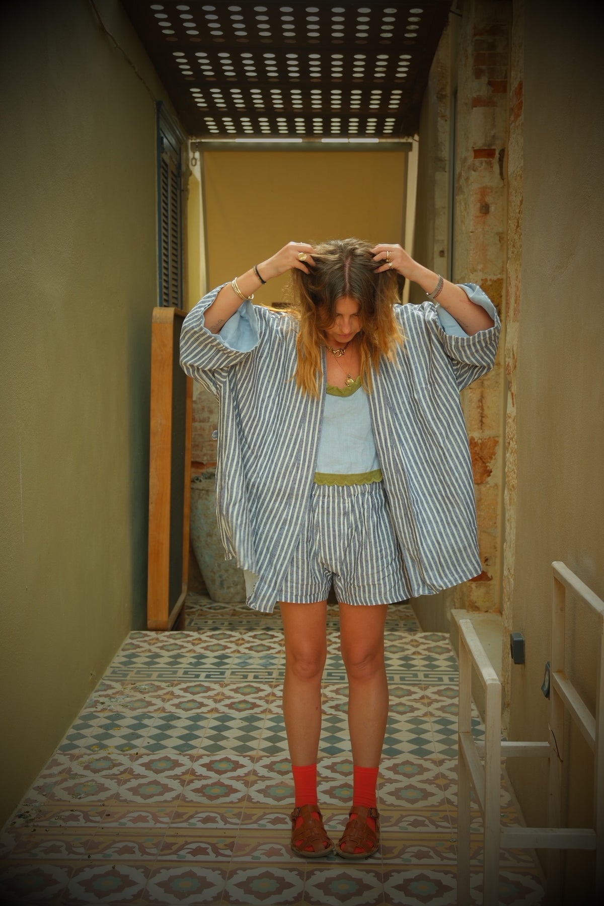 The Reversible Jacket. Stripe
