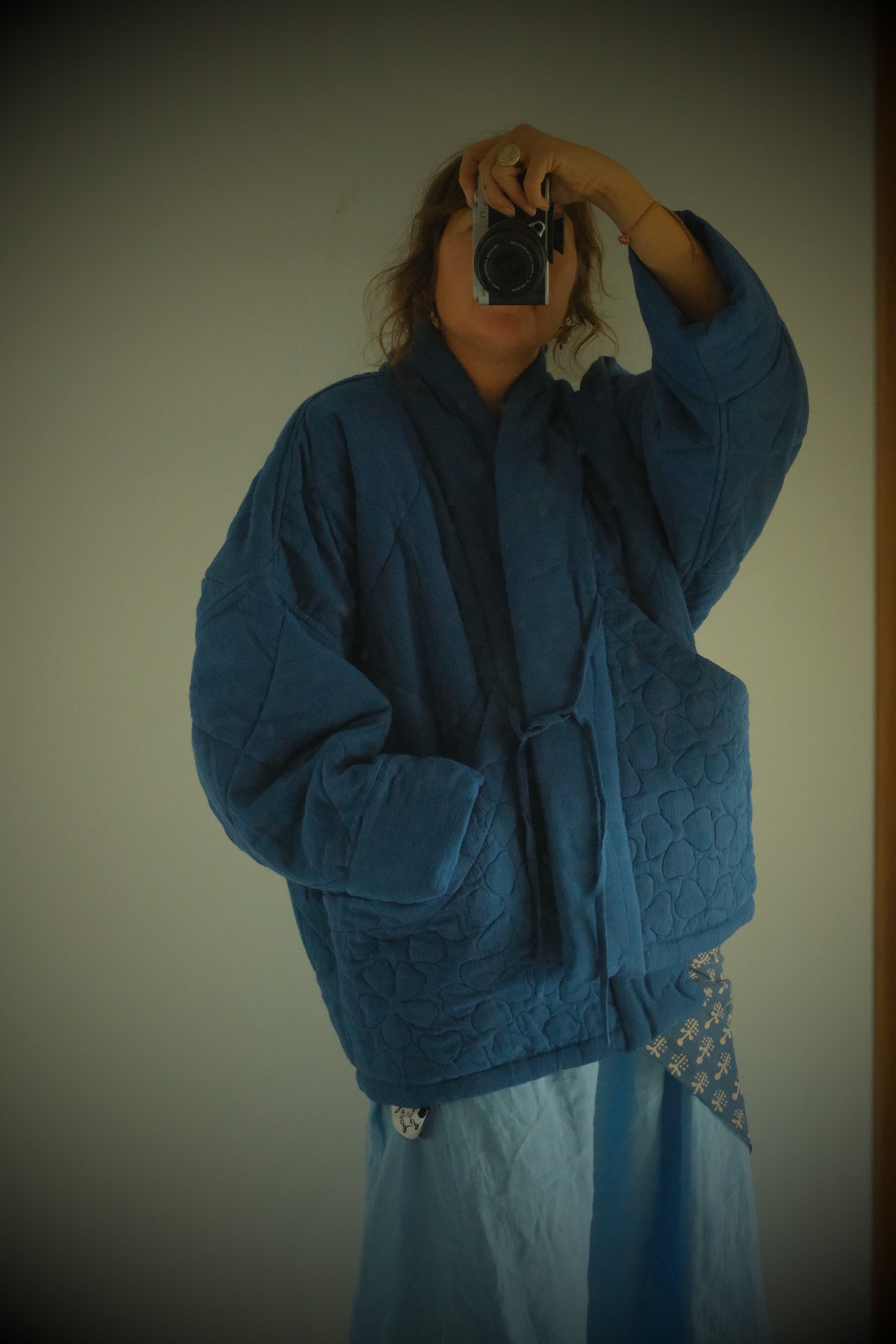 Duvet Quilted Jacket . Ink