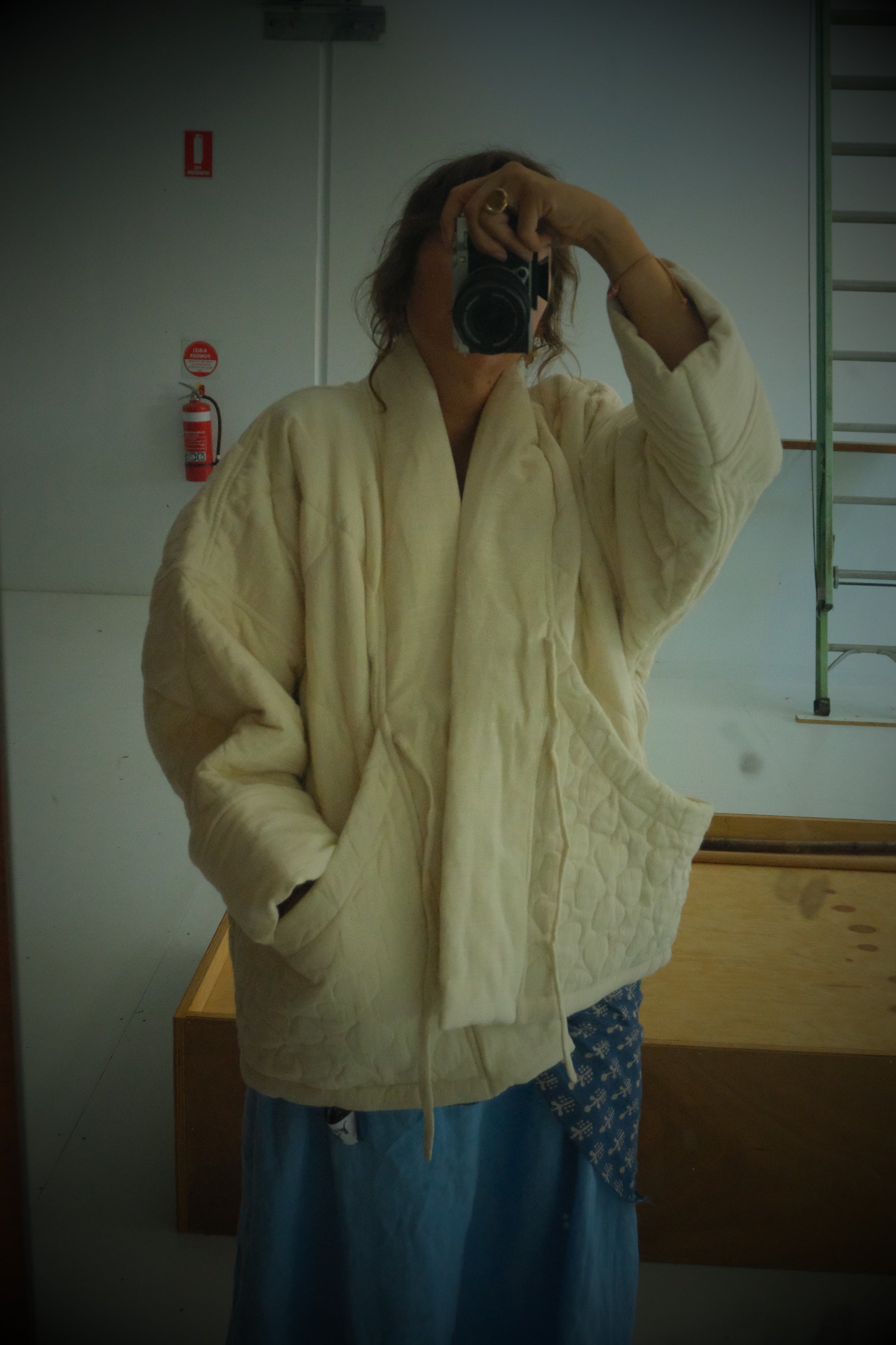 Duvet Quilted Jacket . Cotton