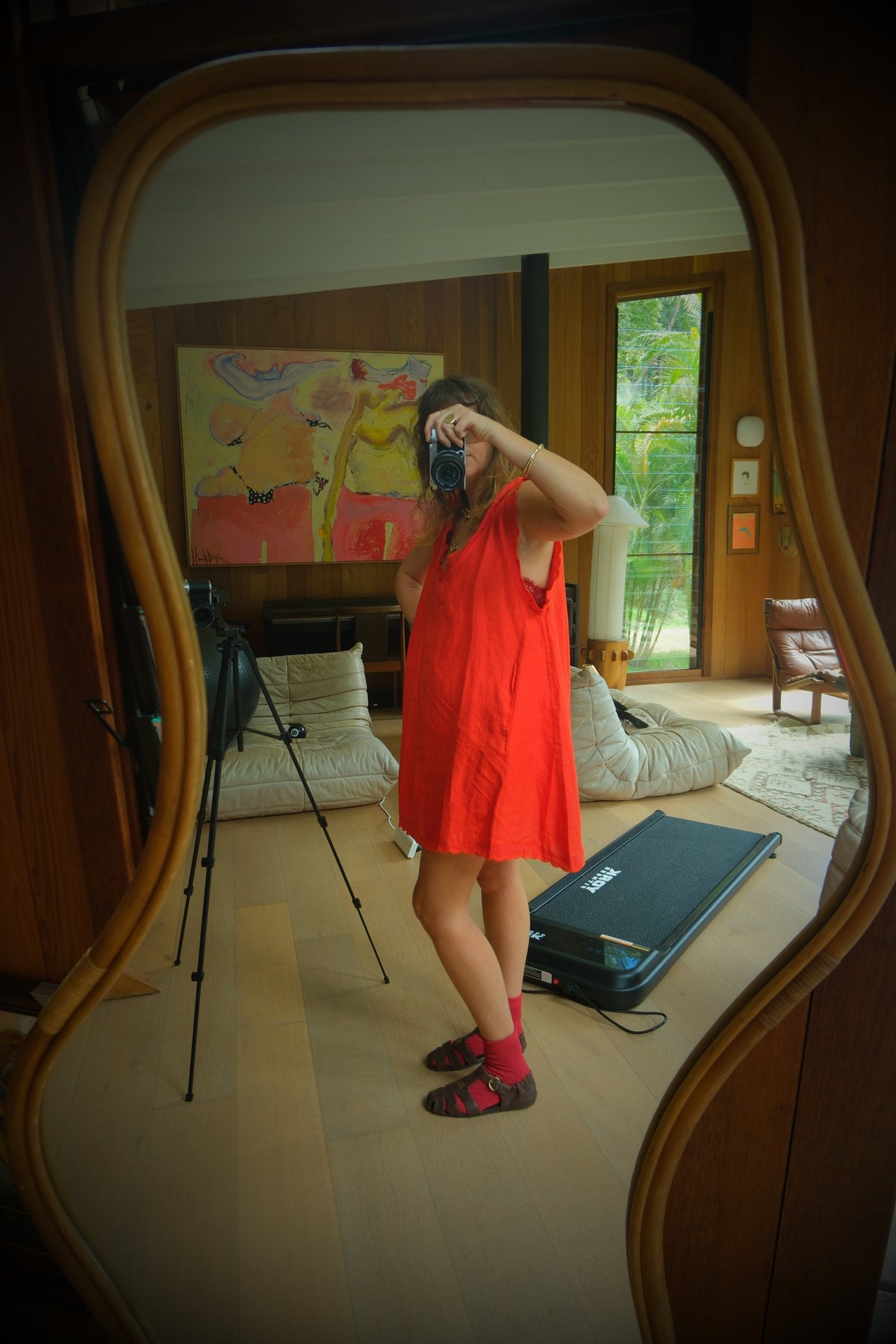 French Heritage Short Slip. Red