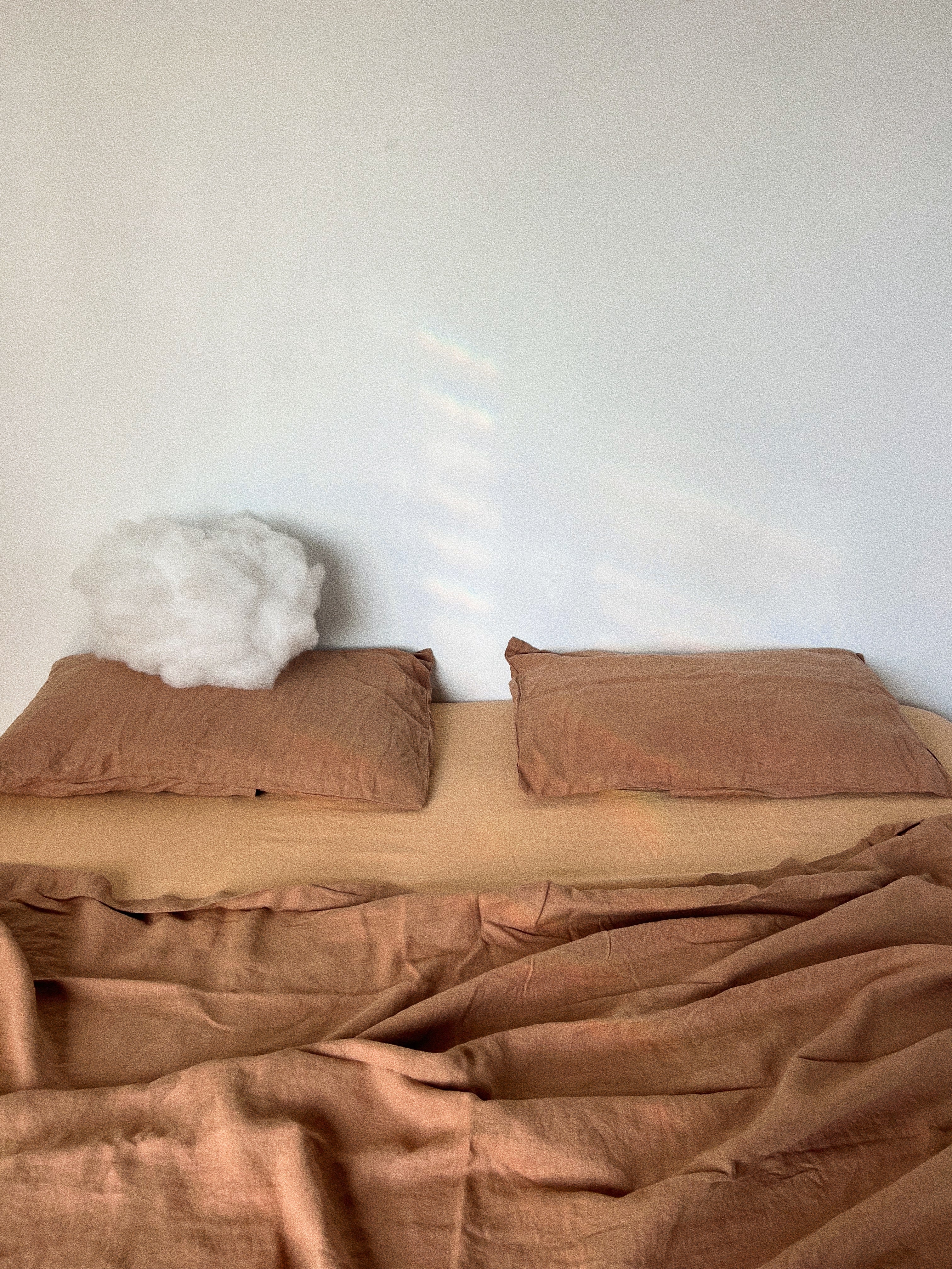 pillowslip set .cocoa linen