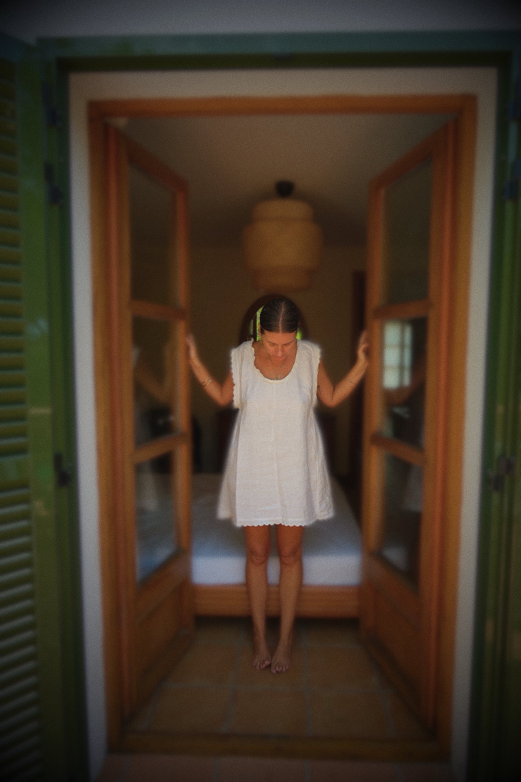 French Heritage Short Slip. White