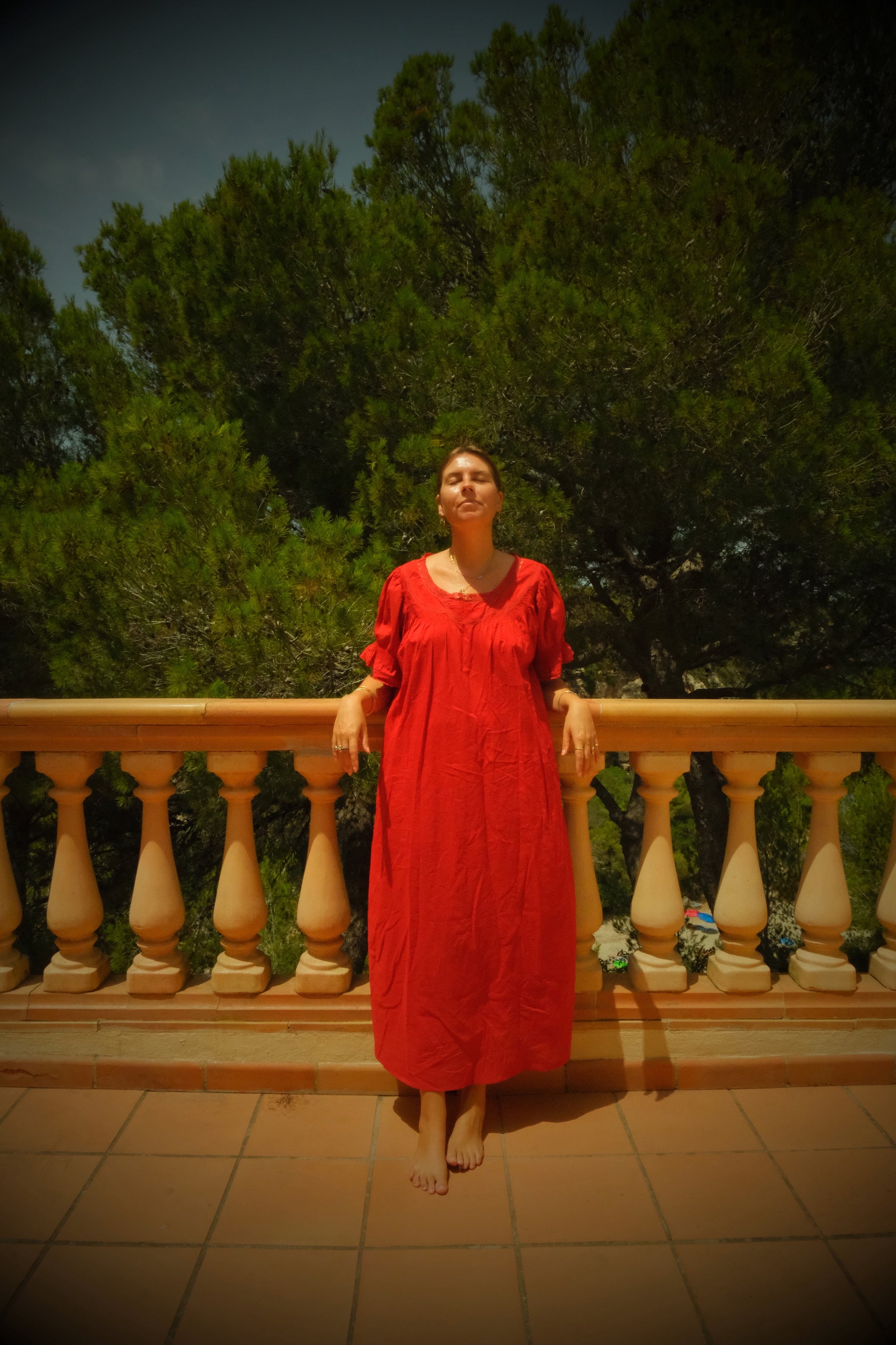Celine Dress Red