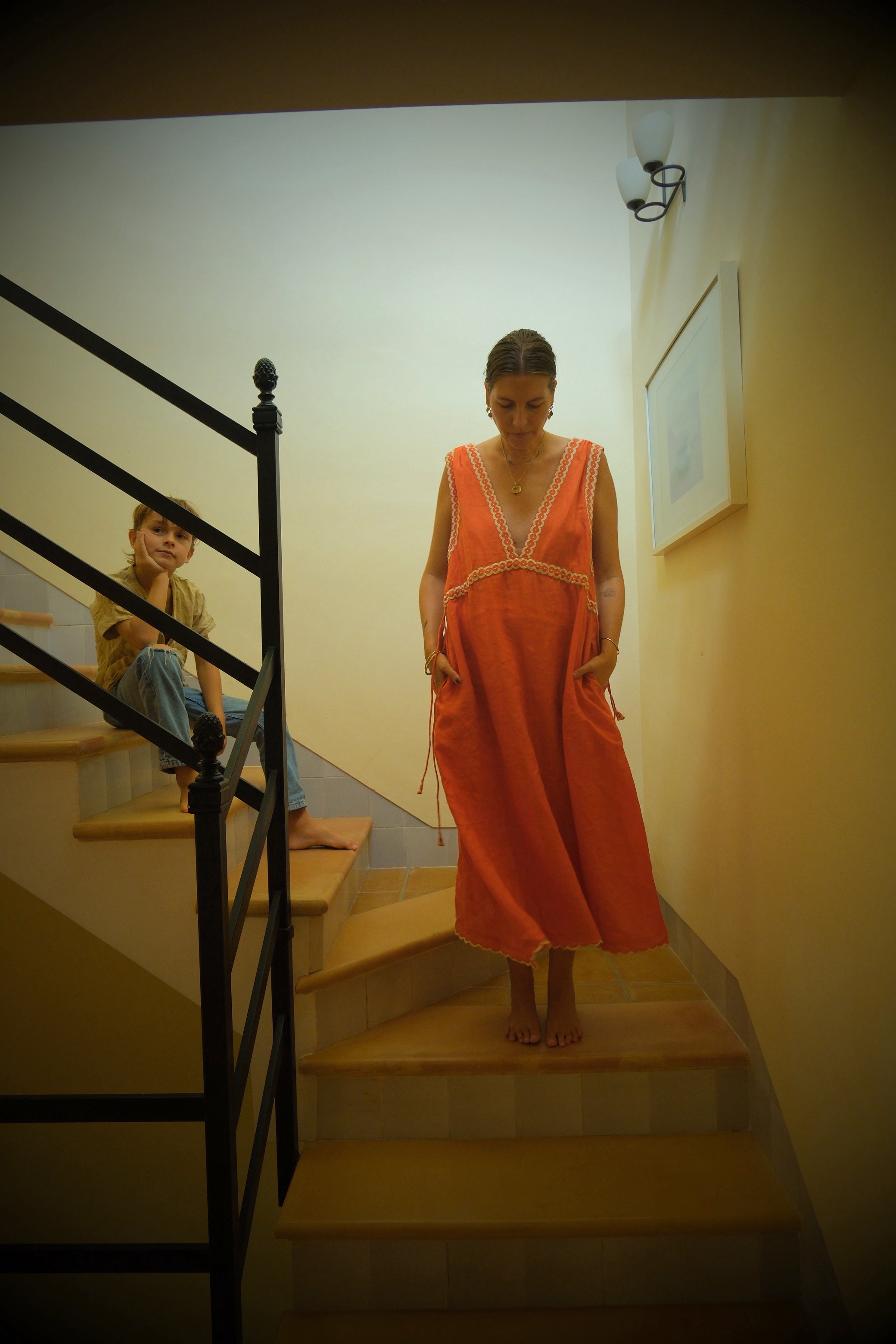 Vivienne Dress Tangerine