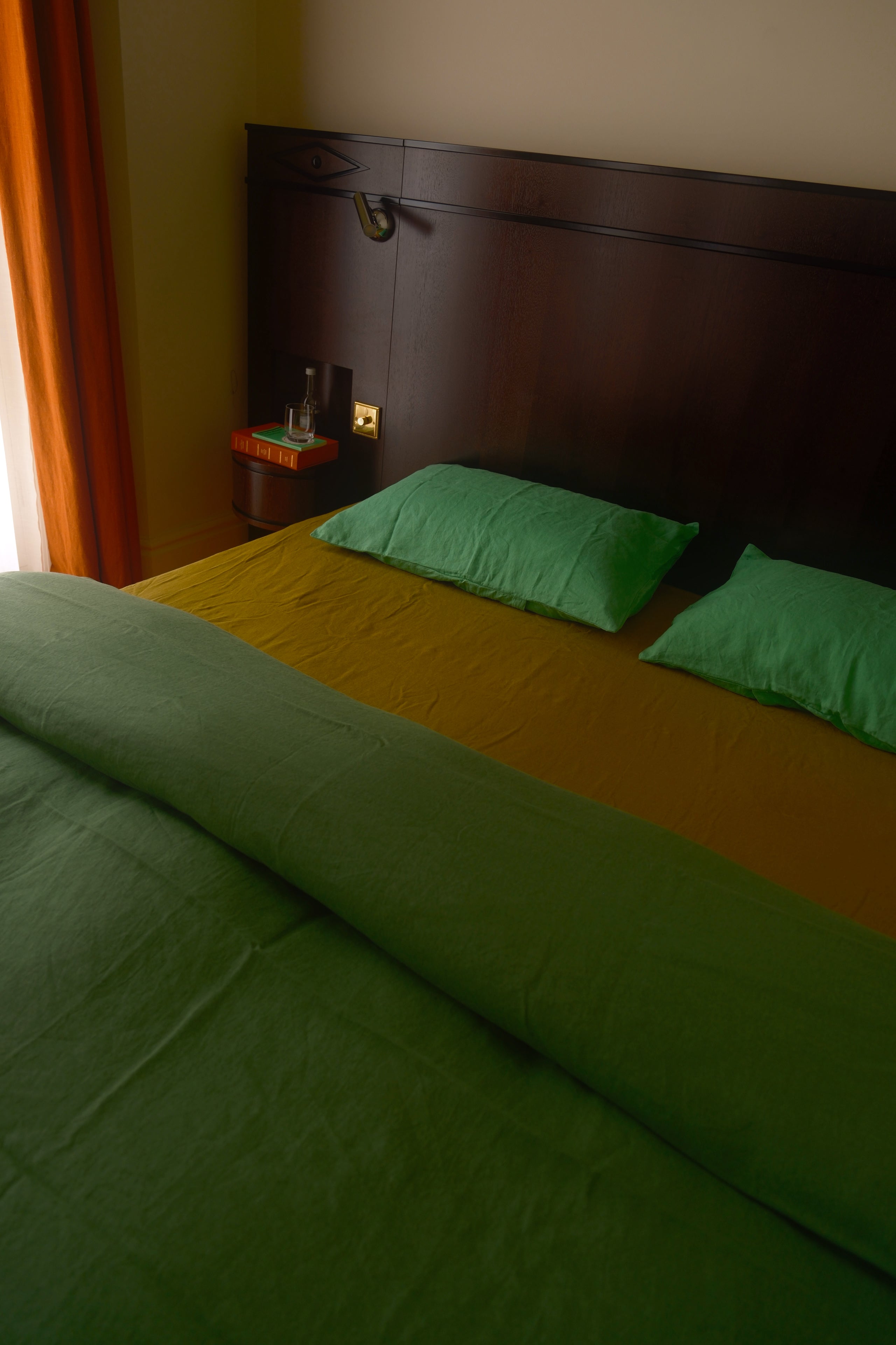duvet cover . forest linen