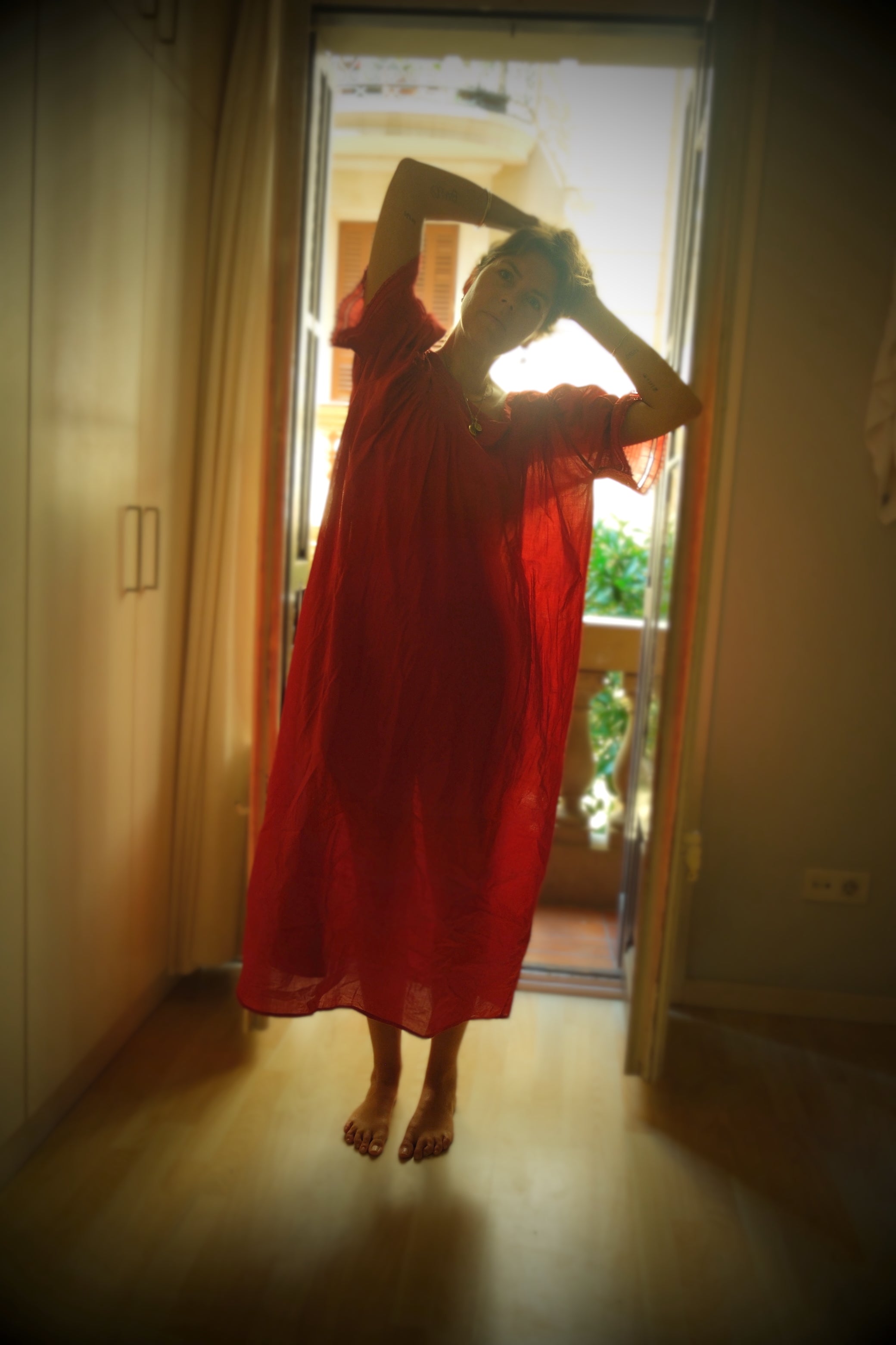 Celine Dress Red