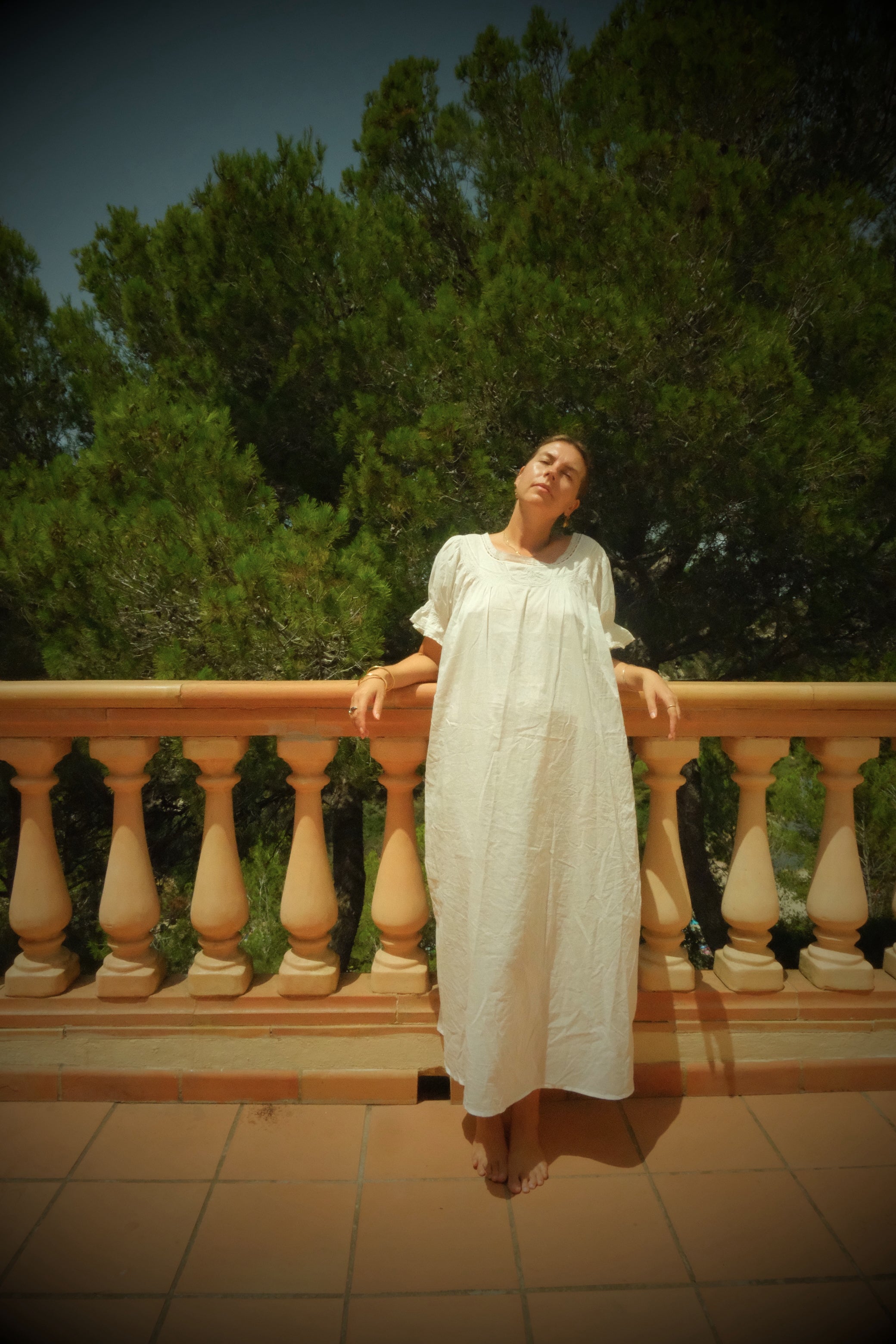 Celine Dress White