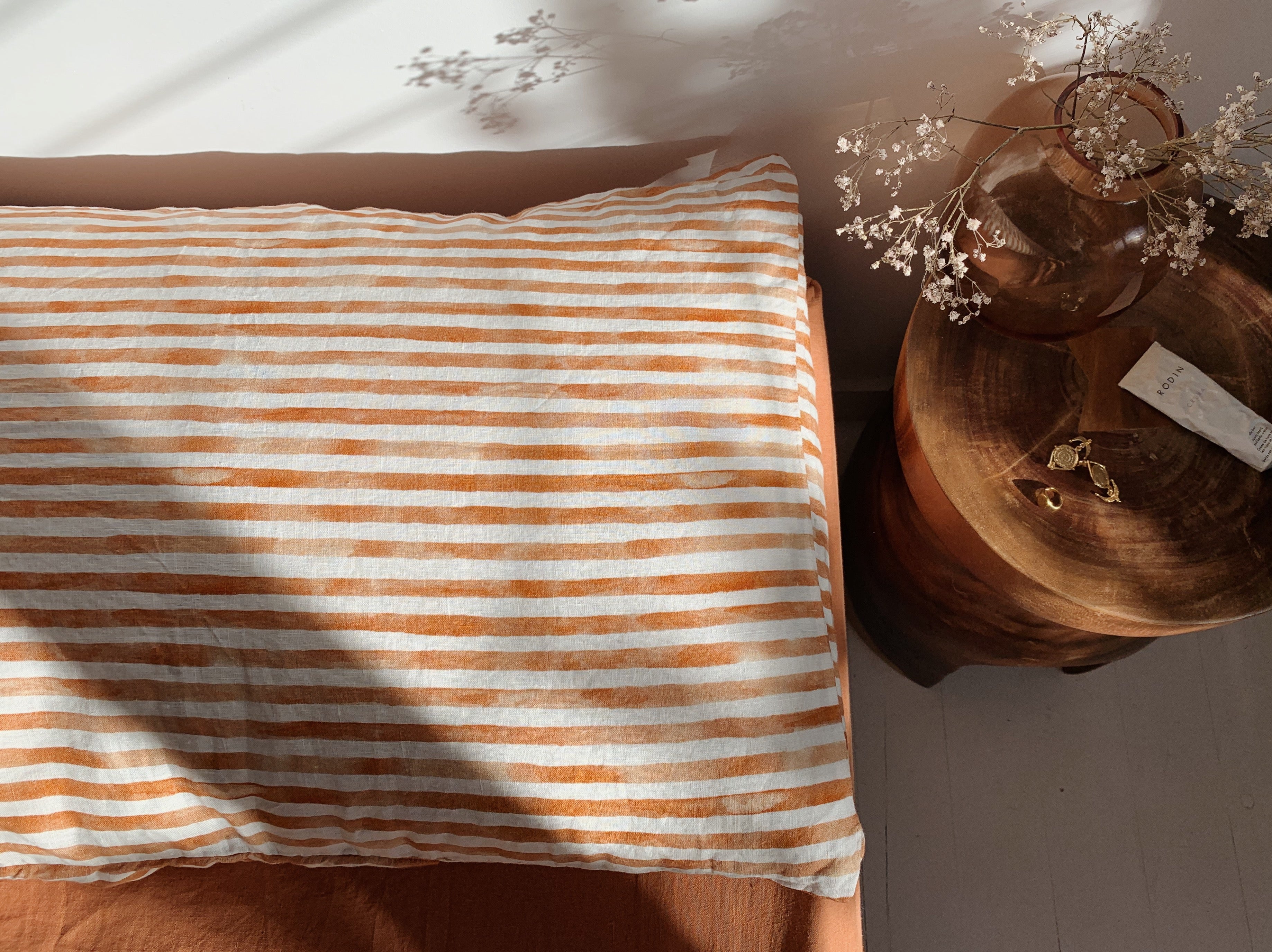 pillowslip set . thick stripe