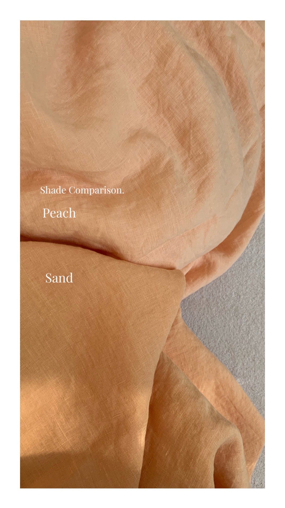 pillowslip set . sand linen